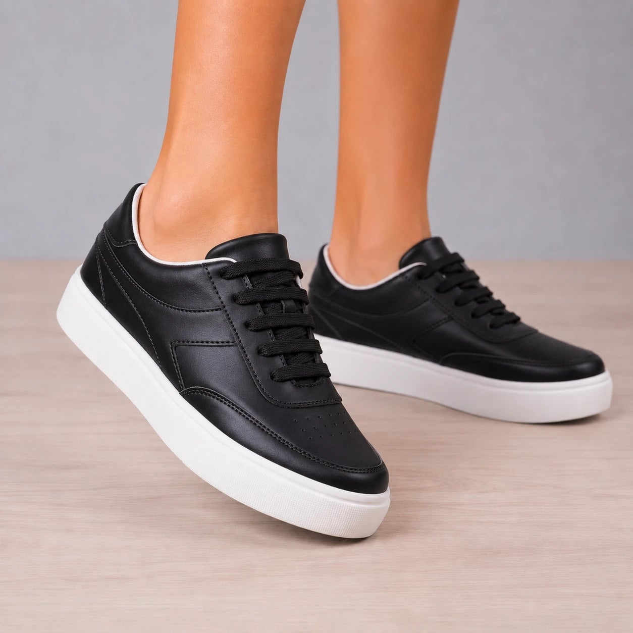 ZAPATILLAS URBANAS MUJER DENVER NEGRO - 1