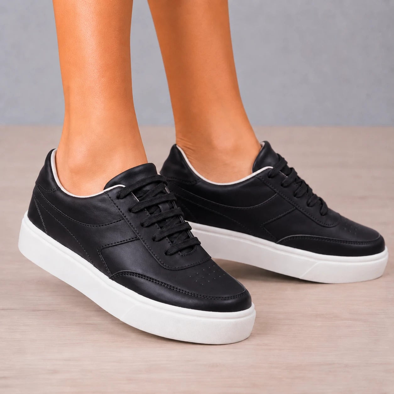 ZAPATILLAS URBANAS MUJER DENVER NEGRO - 3