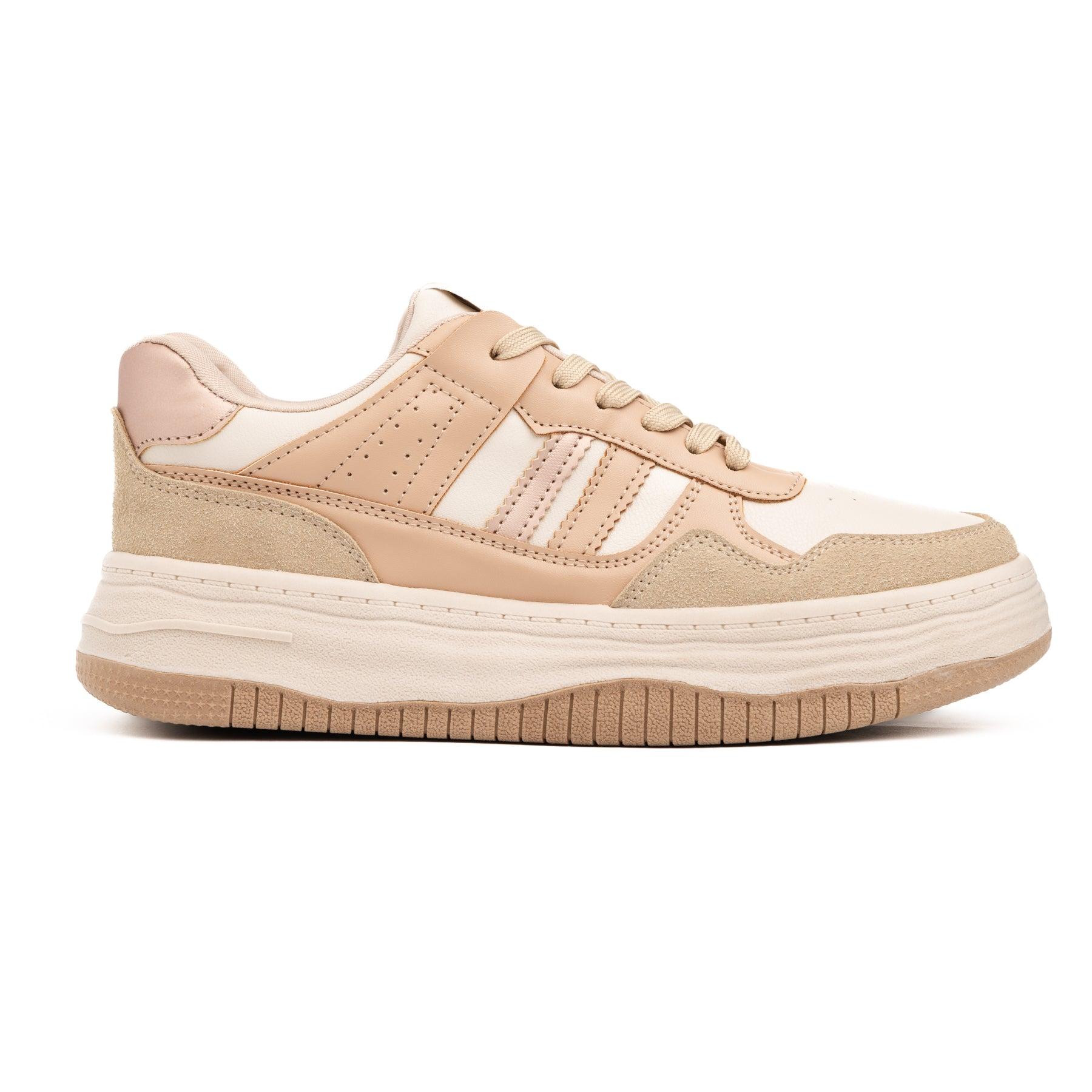 ZAPATILLAS URBANAS MUJER THANASIS BEIGE - 4