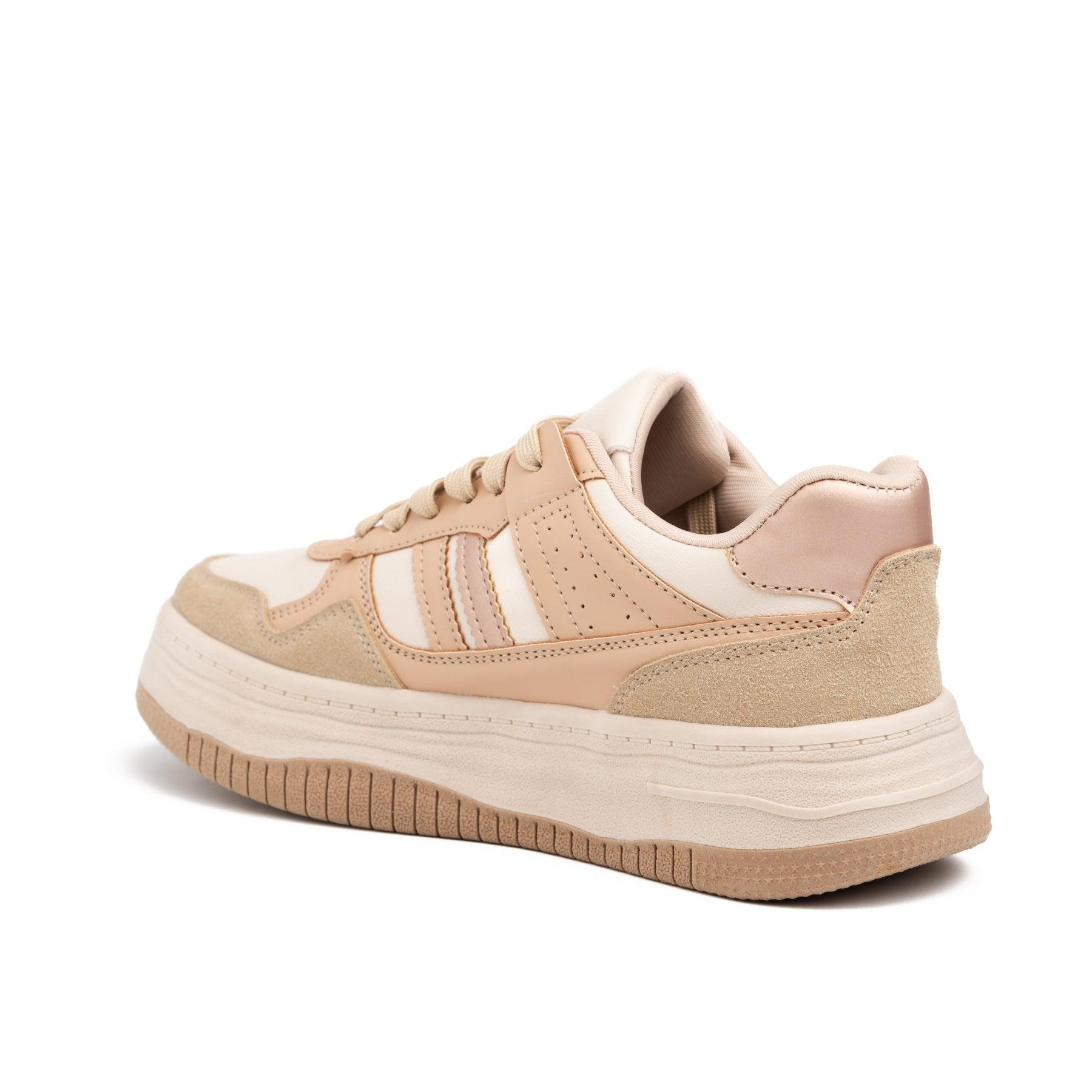 ZAPATILLAS URBANAS MUJER THANASIS BEIGE - 6