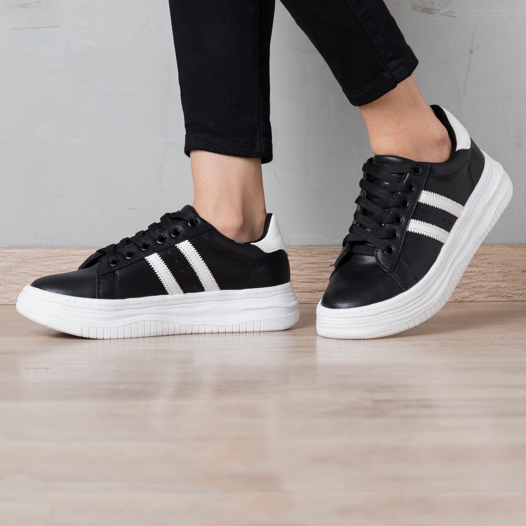 ZAPATILLAS URBANAS MUJER LUX NEGRO - 1