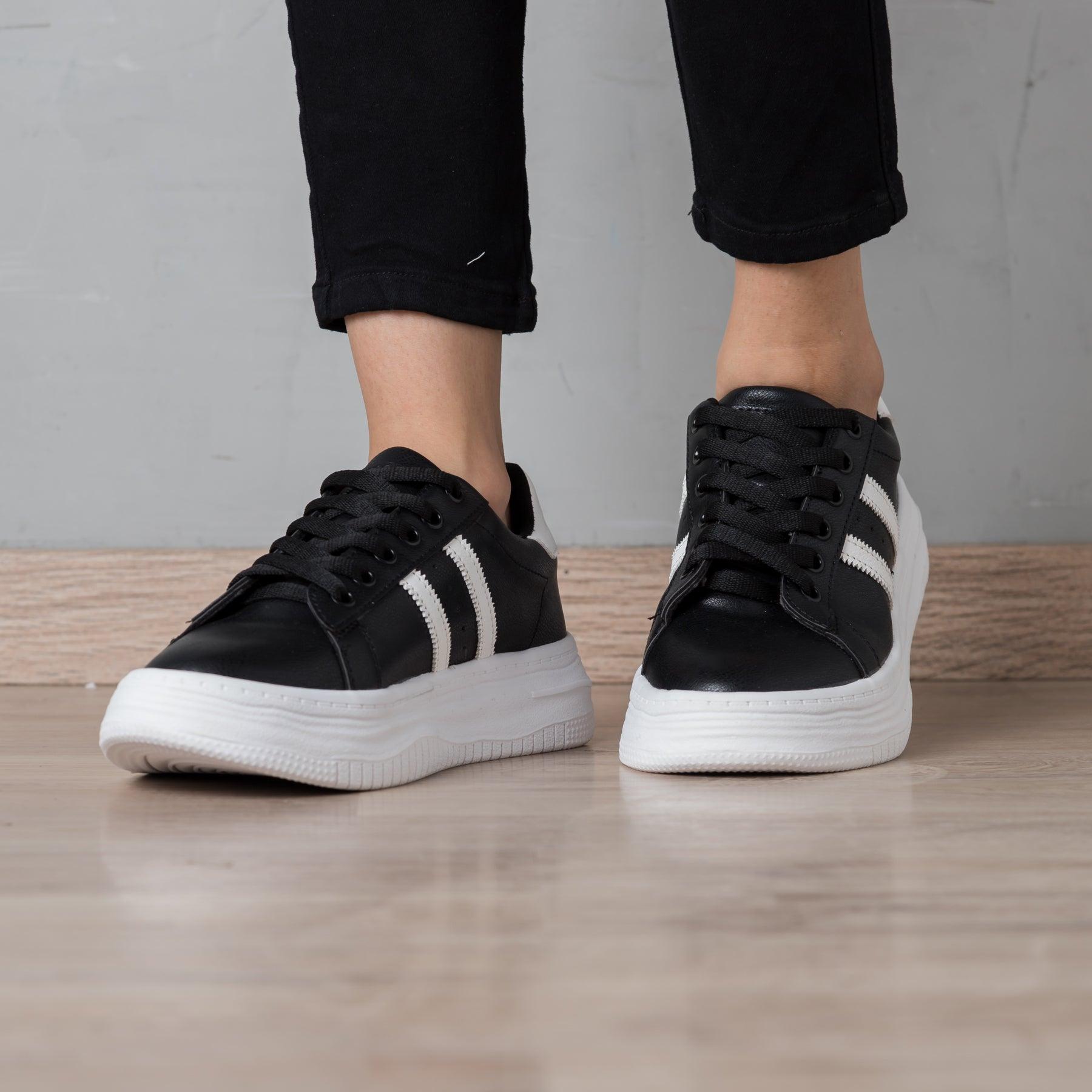 ZAPATILLAS URBANAS MUJER LUX NEGRO - 2