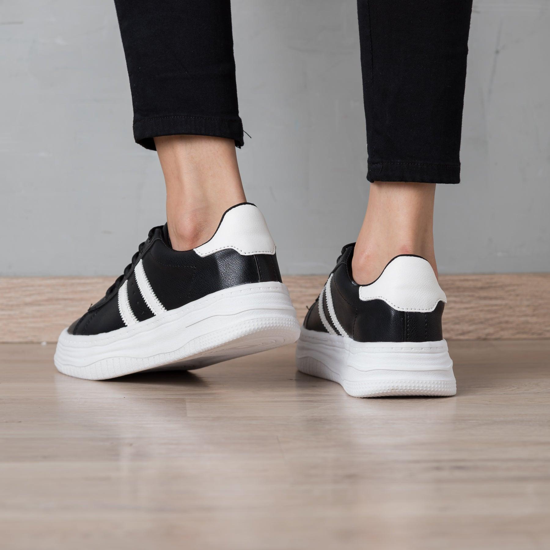 ZAPATILLAS URBANAS MUJER LUX NEGRO - 3