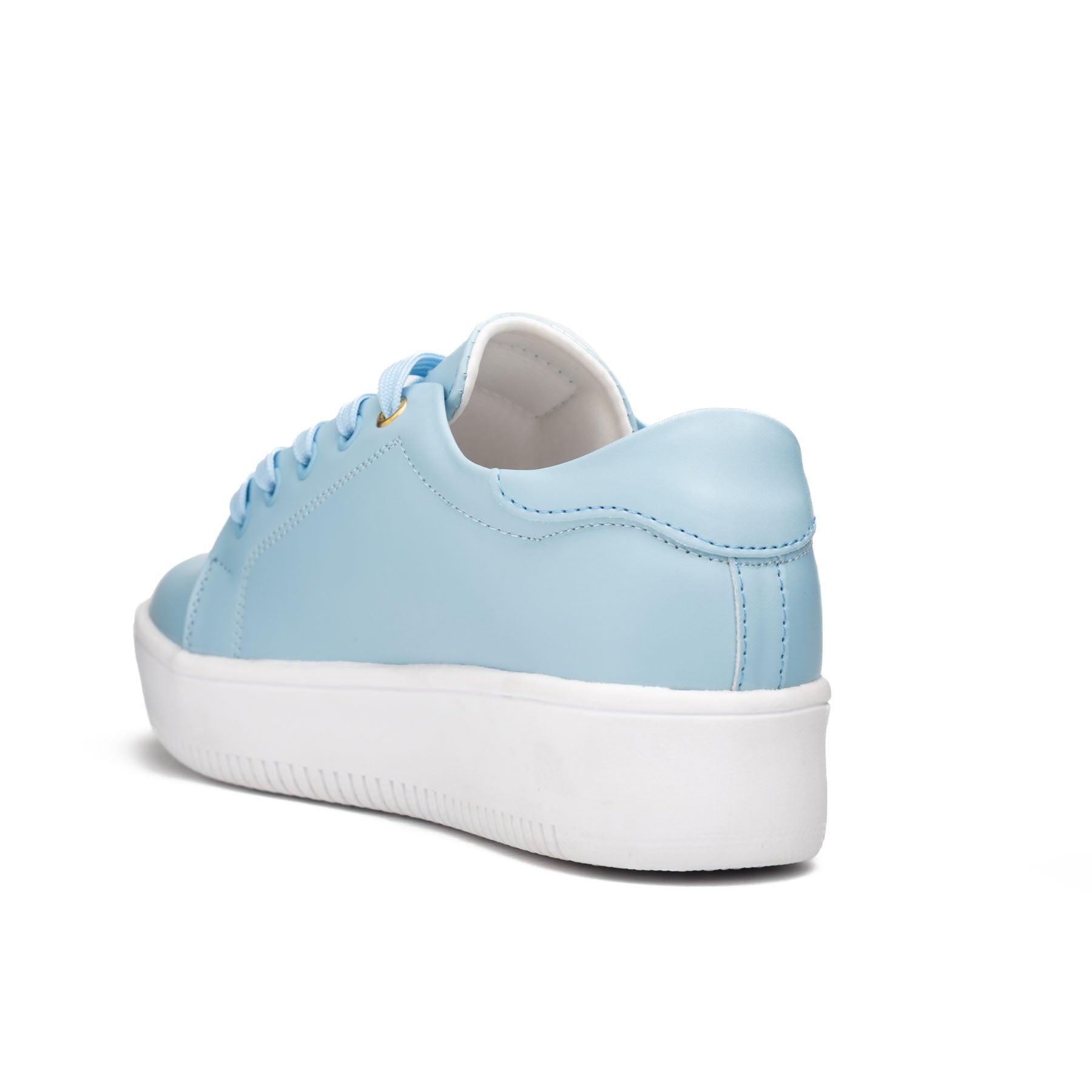 ZAPATILLAS URBANAS MUJER ORLANDO CELESTE - 4