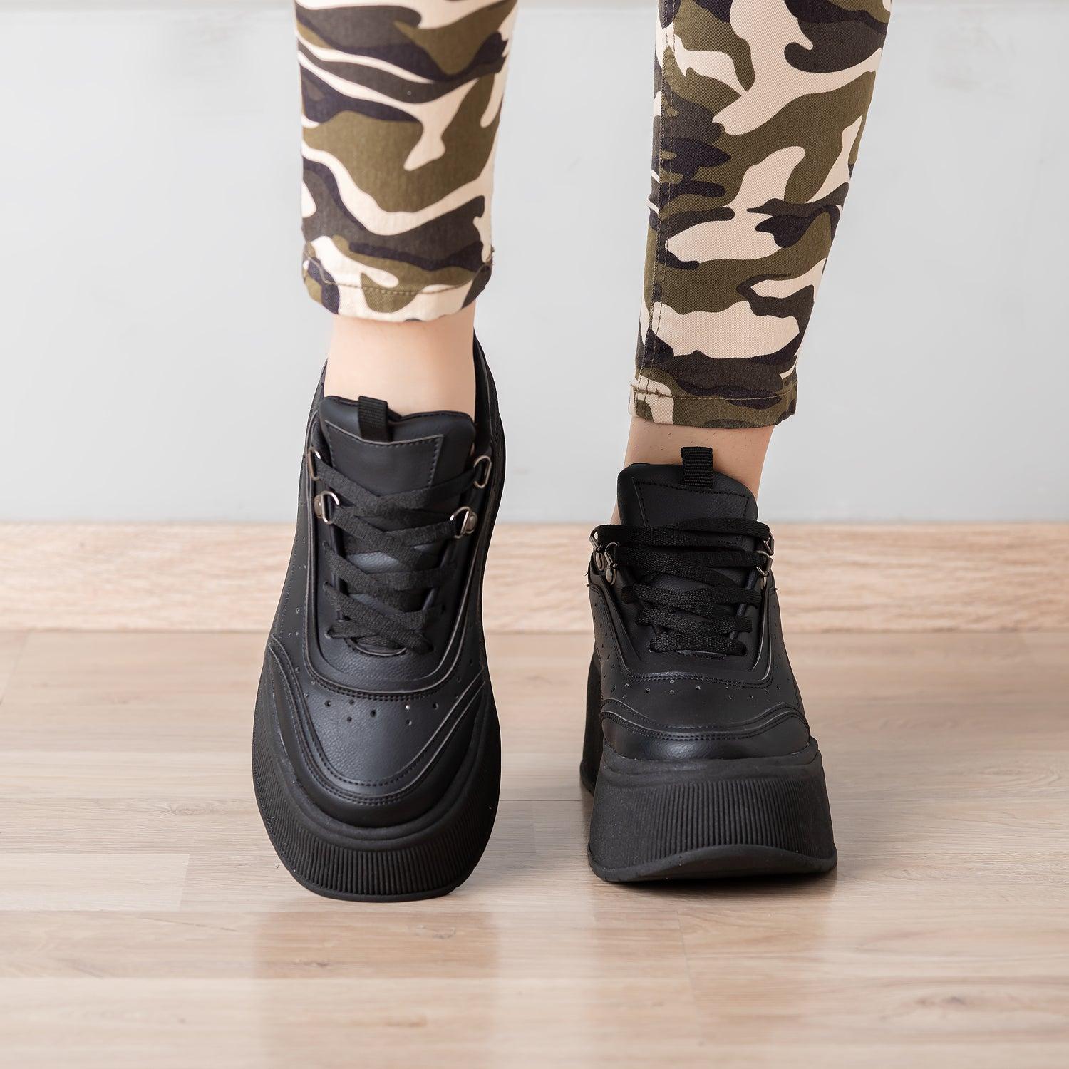 ZAPATILLAS URBANAS MUJER DUNCAN NEGRO - 2
