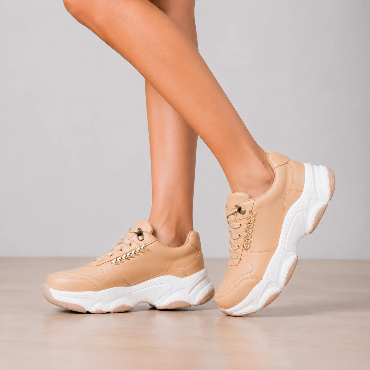 ZAPATILLAS URBANAS MUJER LUMI NUDE - 6