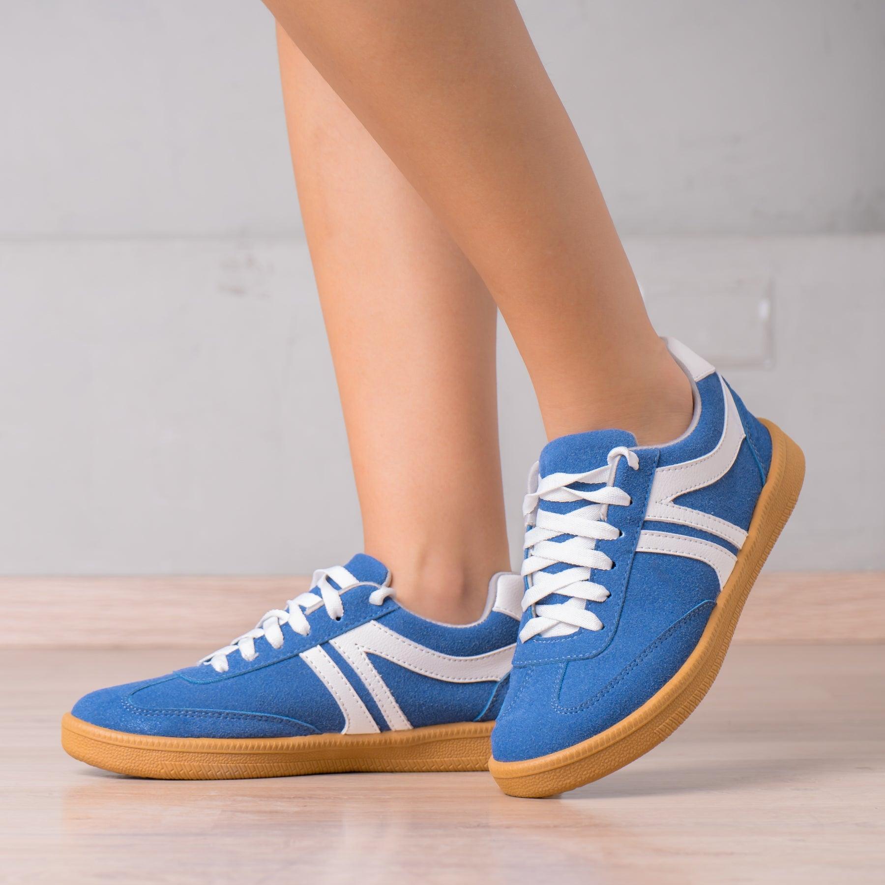 ZAPATILLAS URBANAS MUJER MAUSONT AZUL BLANCO - 1