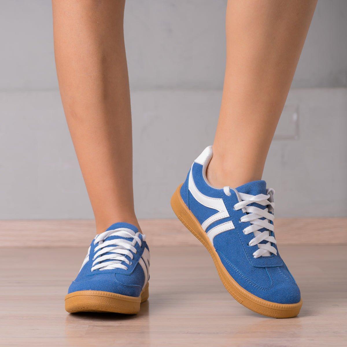 ZAPATILLAS URBANAS MUJER MAUSONT AZUL BLANCO - 2