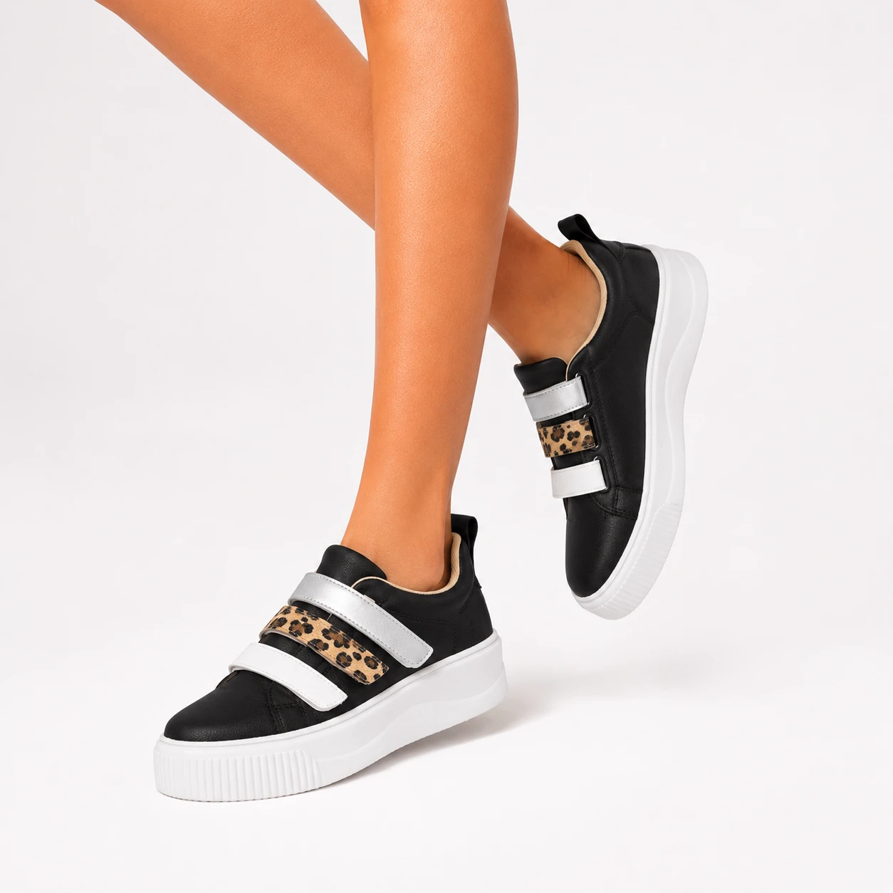 ZAPATILLAS URBANAS MUJER LA PLATA NEGRO - 7
