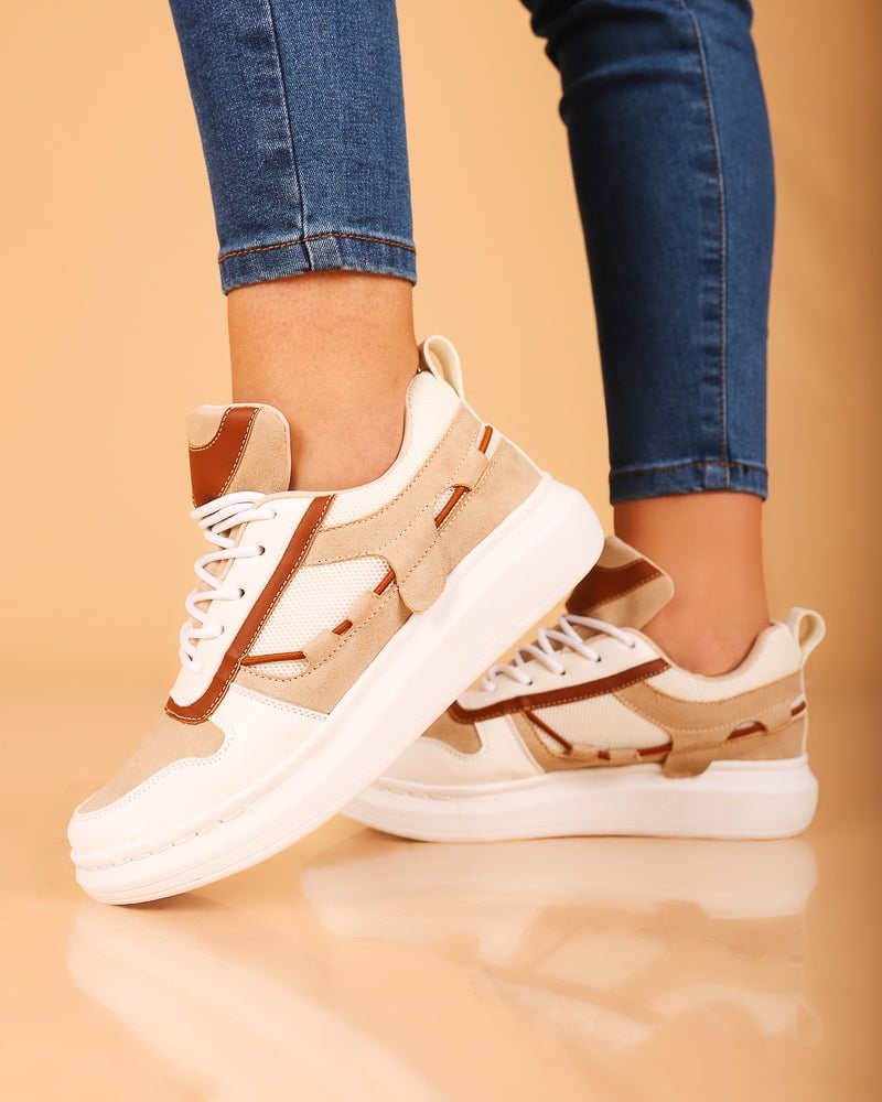 ZAPATILLAS URBANAS MUJER NOVA CAMEL - 1