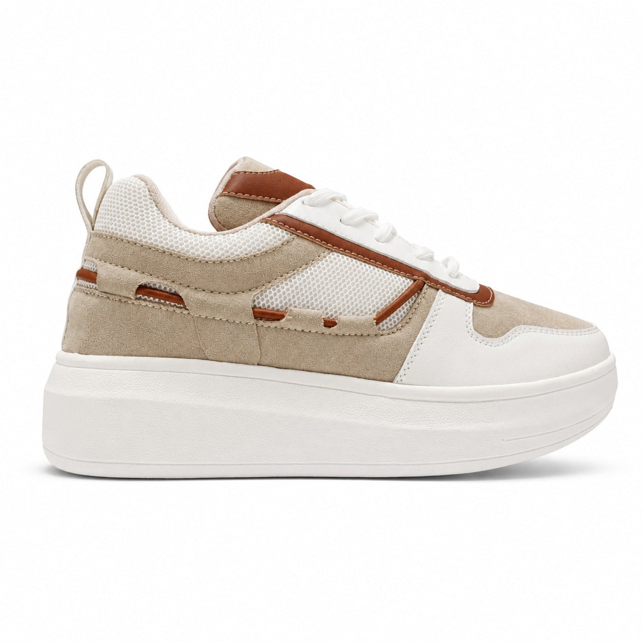 ZAPATILLAS URBANAS MUJER NOVA CAMEL - 2