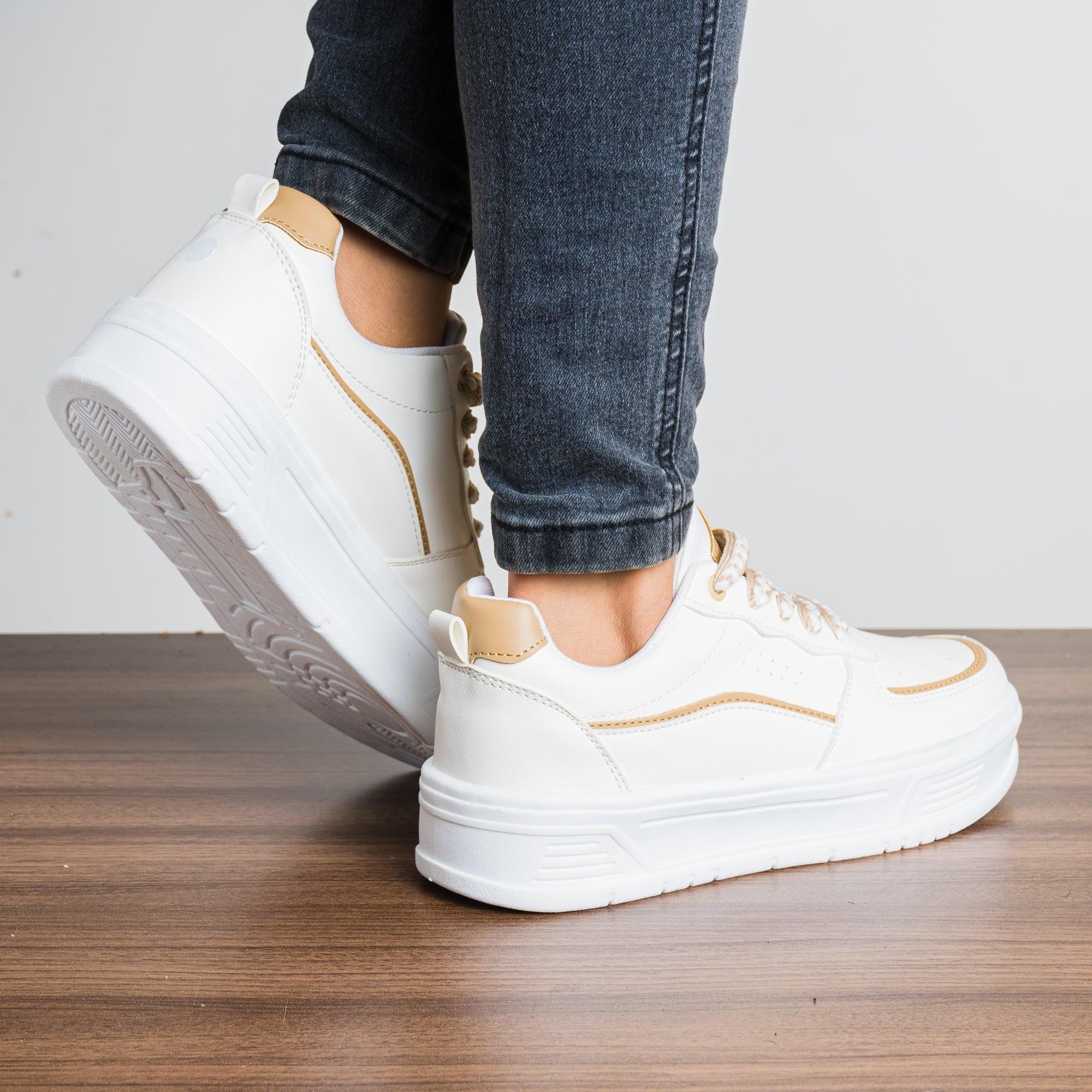 ZAPATILLAS URBANAS MUJER ALINA BEIGE - 3