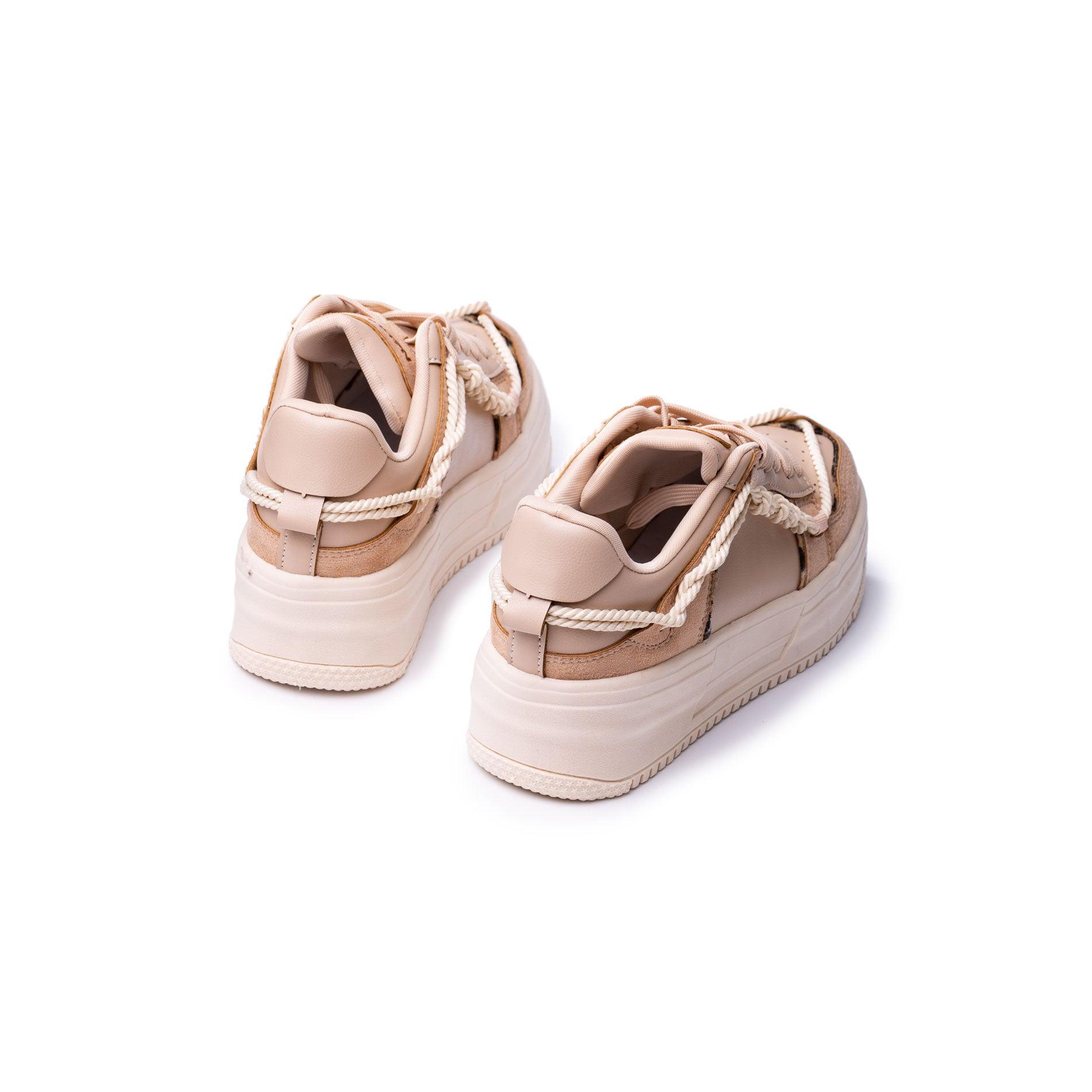ZAPATILLAS URBANAS MUJER LIZ BEIGE - 6