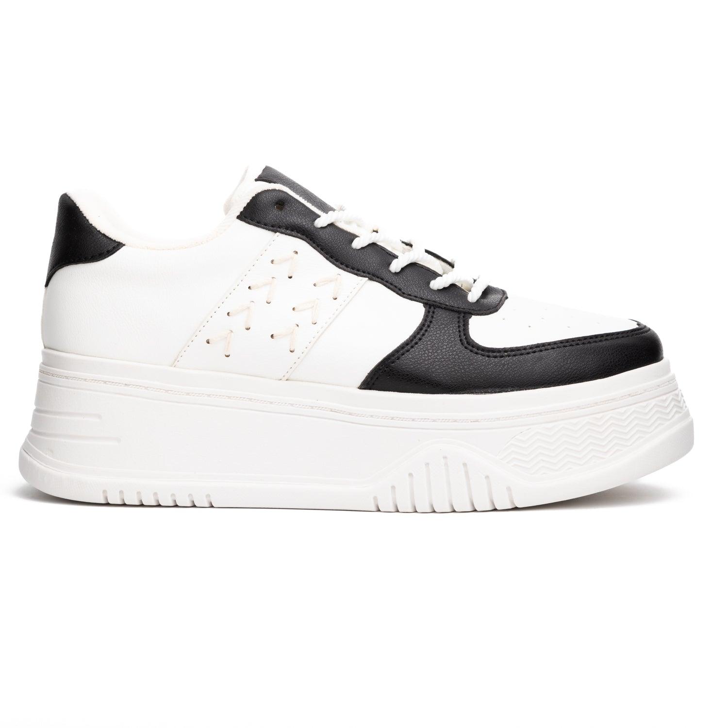 ZAPATILLAS URBANAS MUJER BREST BLANCO CON NEGRO - 4