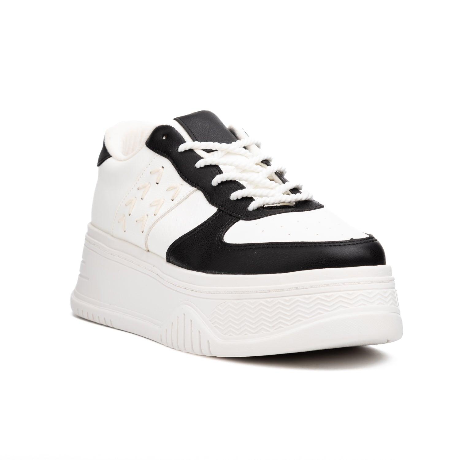 ZAPATILLAS URBANAS MUJER BREST BLANCO CON NEGRO - 5