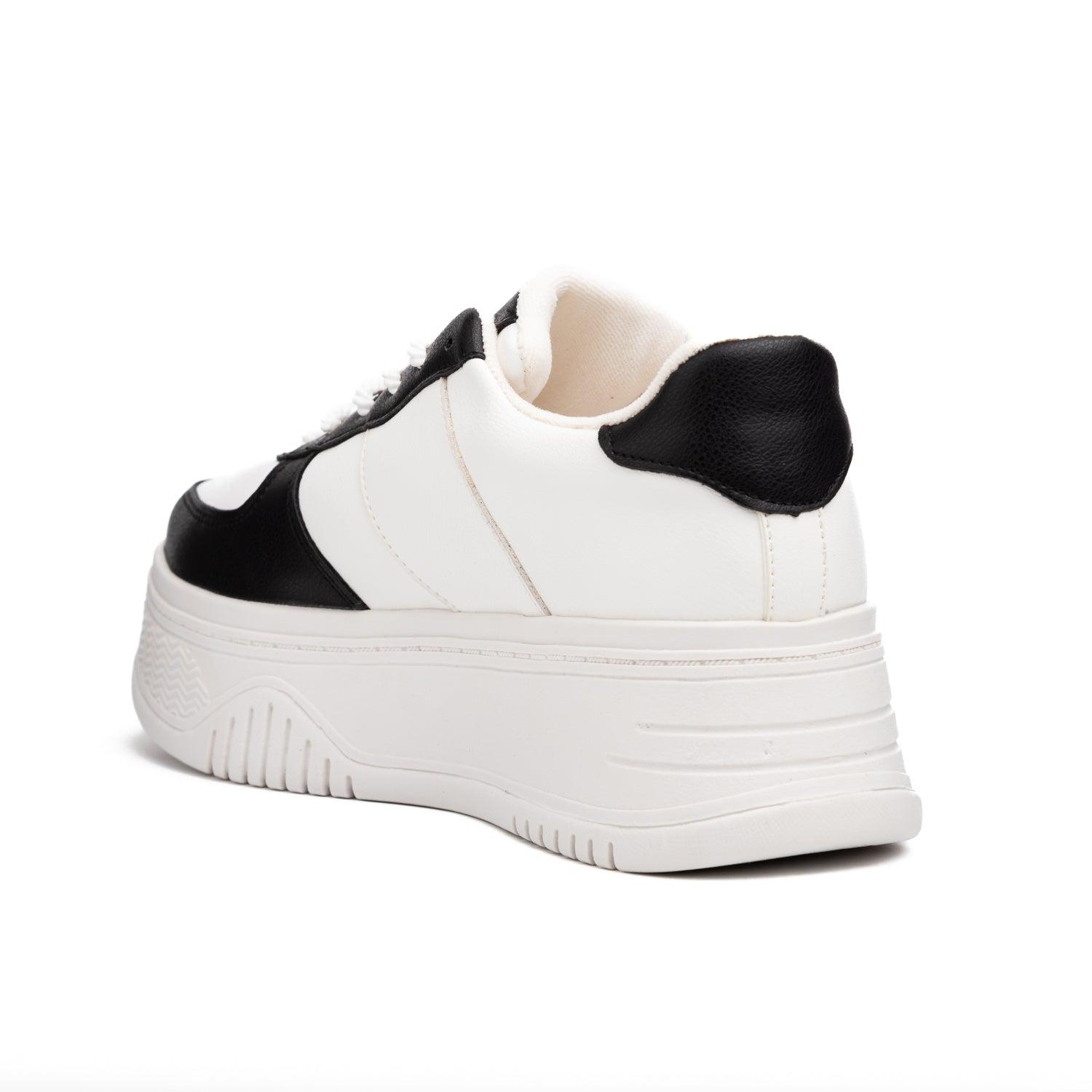 ZAPATILLAS URBANAS MUJER BREST BLANCO CON NEGRO - 6