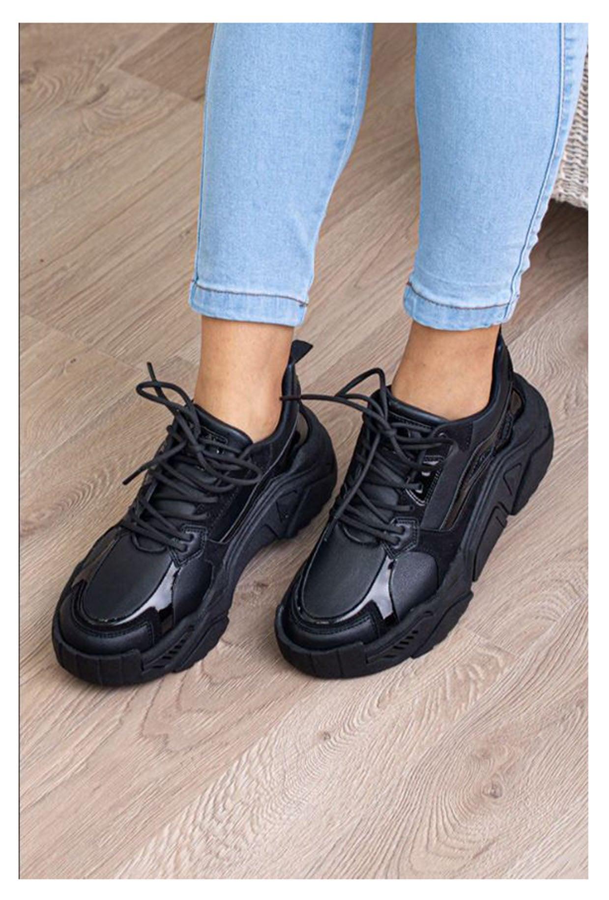 ZAPATILLAS URBANAS MUJER PERTH NEGRO - 2