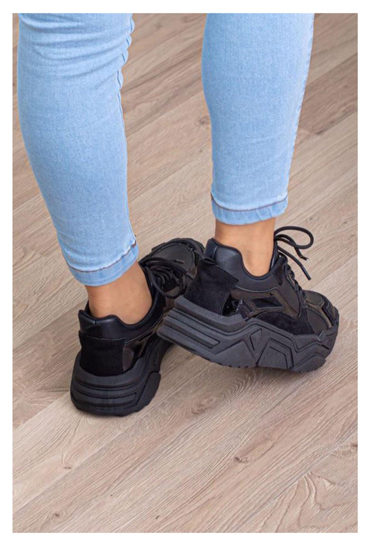 ZAPATILLAS URBANAS MUJER PERTH NEGRO - 3