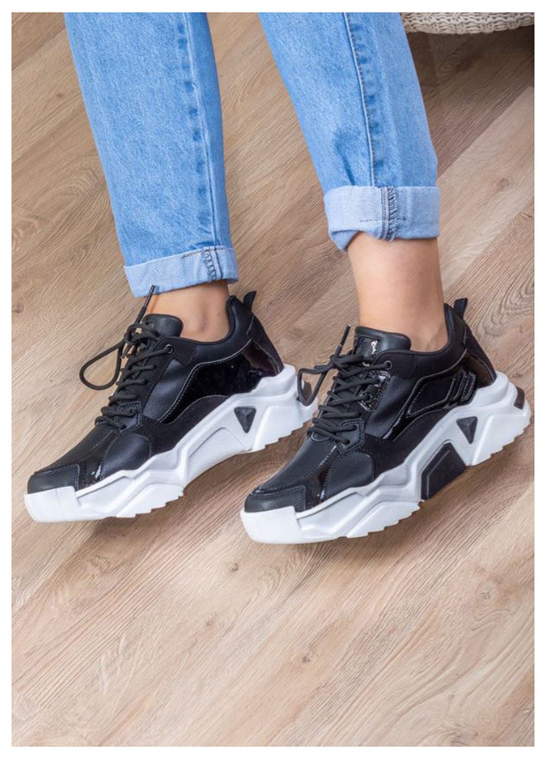 ZAPATILLAS URBANAS MUJER PERTH NEGRO - 8