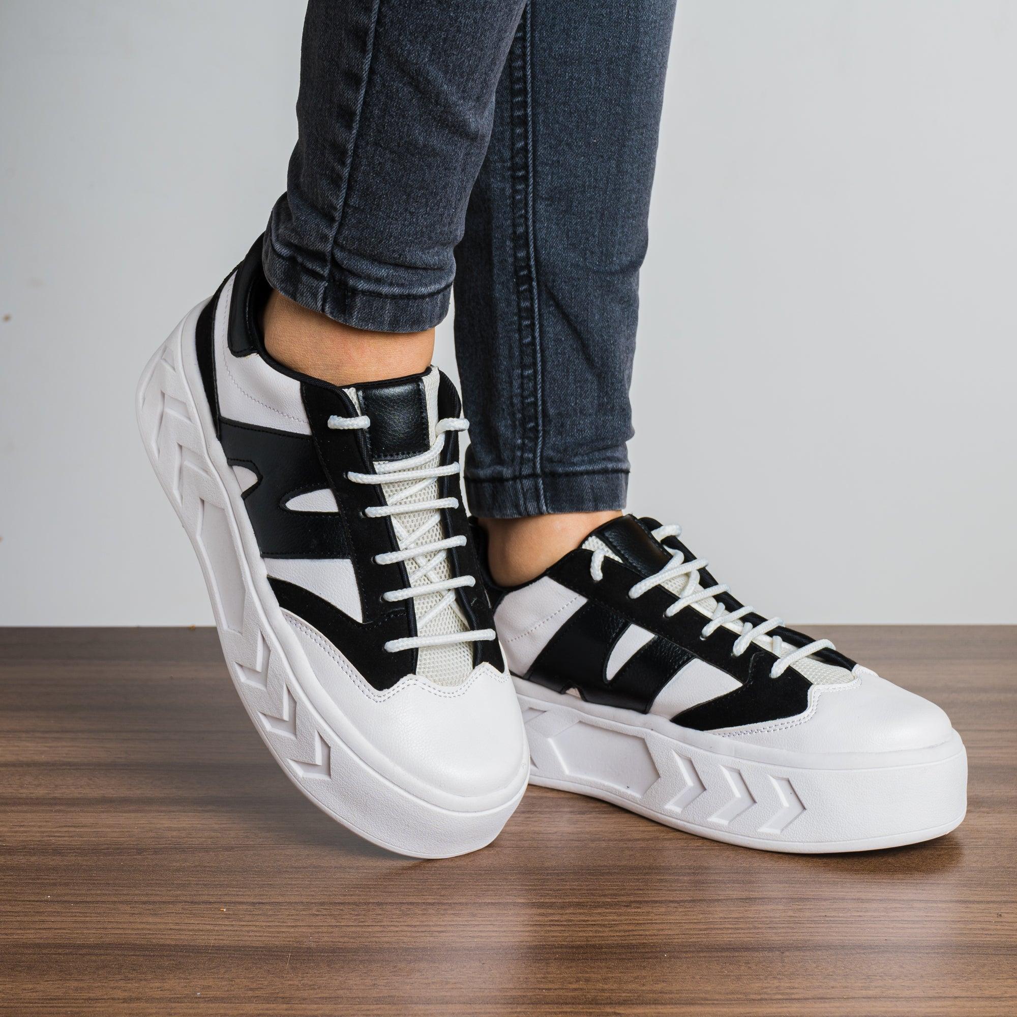 ZAPATILLAS URBANAS MUJER NAGAZI BLANCO NEGRO 2 - 1