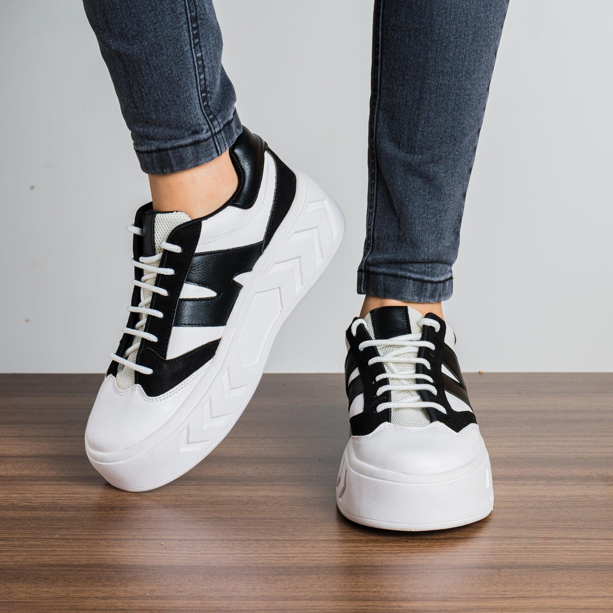 ZAPATILLAS URBANAS MUJER NAGAZI BLANCO NEGRO 2 - 2