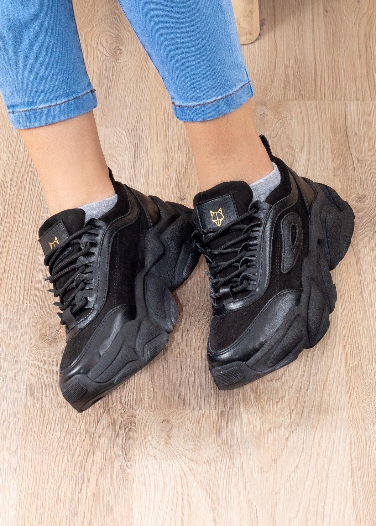 ZAPATILLAS URBANAS MUJER SHOWPO NEGRO - 1
