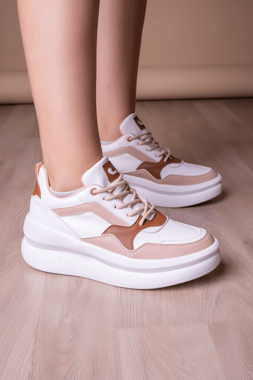 ZAPATILLAS URBANAS MUJER ZADAR CAMEL - 1