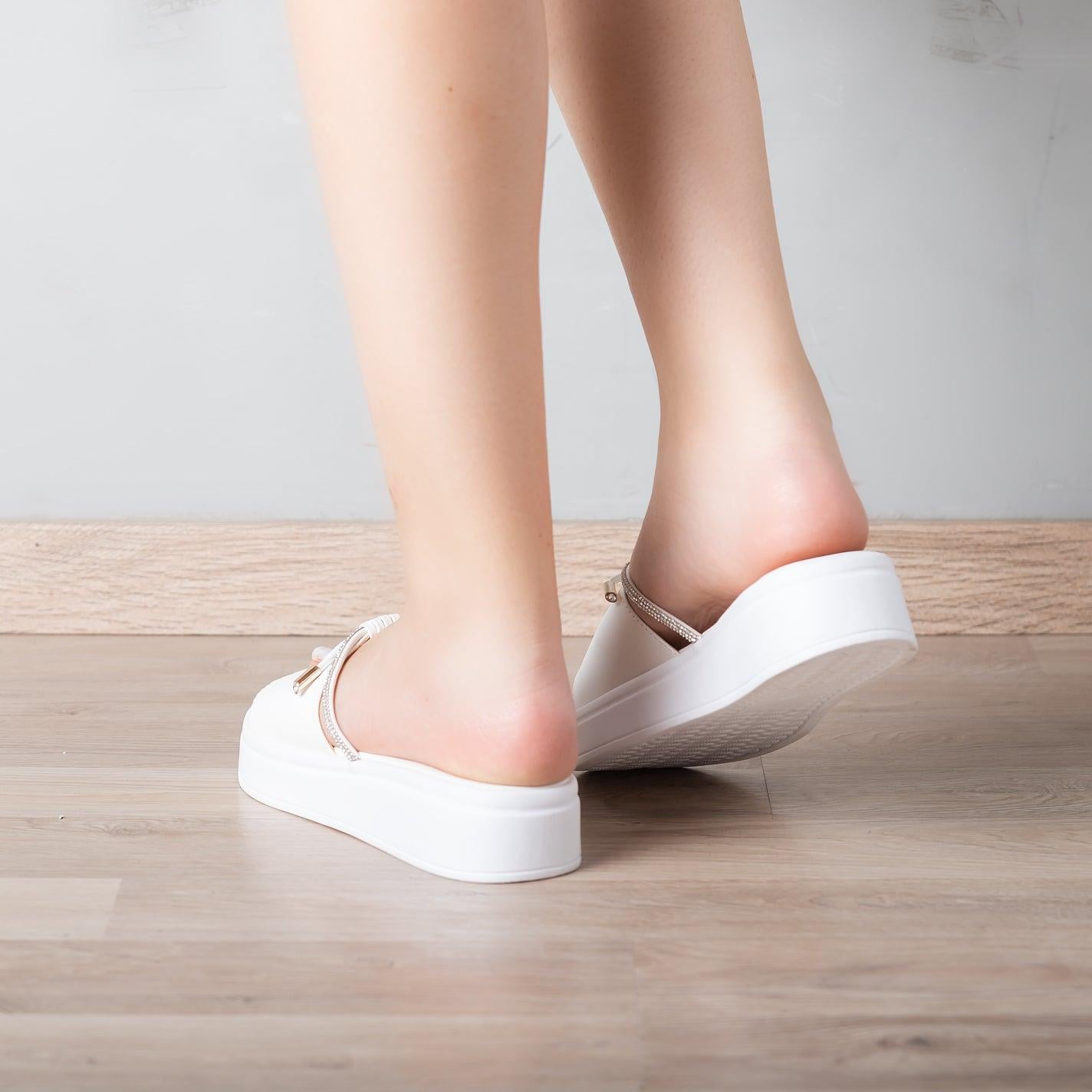 SANDALIAS CASUALES MUJER KOLEOS BLANCO - 3