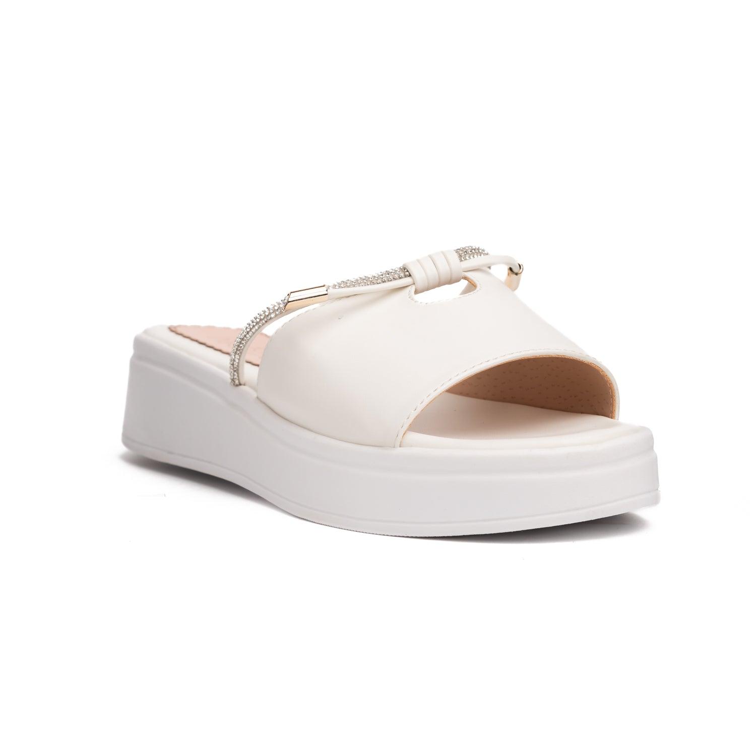 SANDALIAS CASUALES MUJER KOLEOS BLANCO - 5