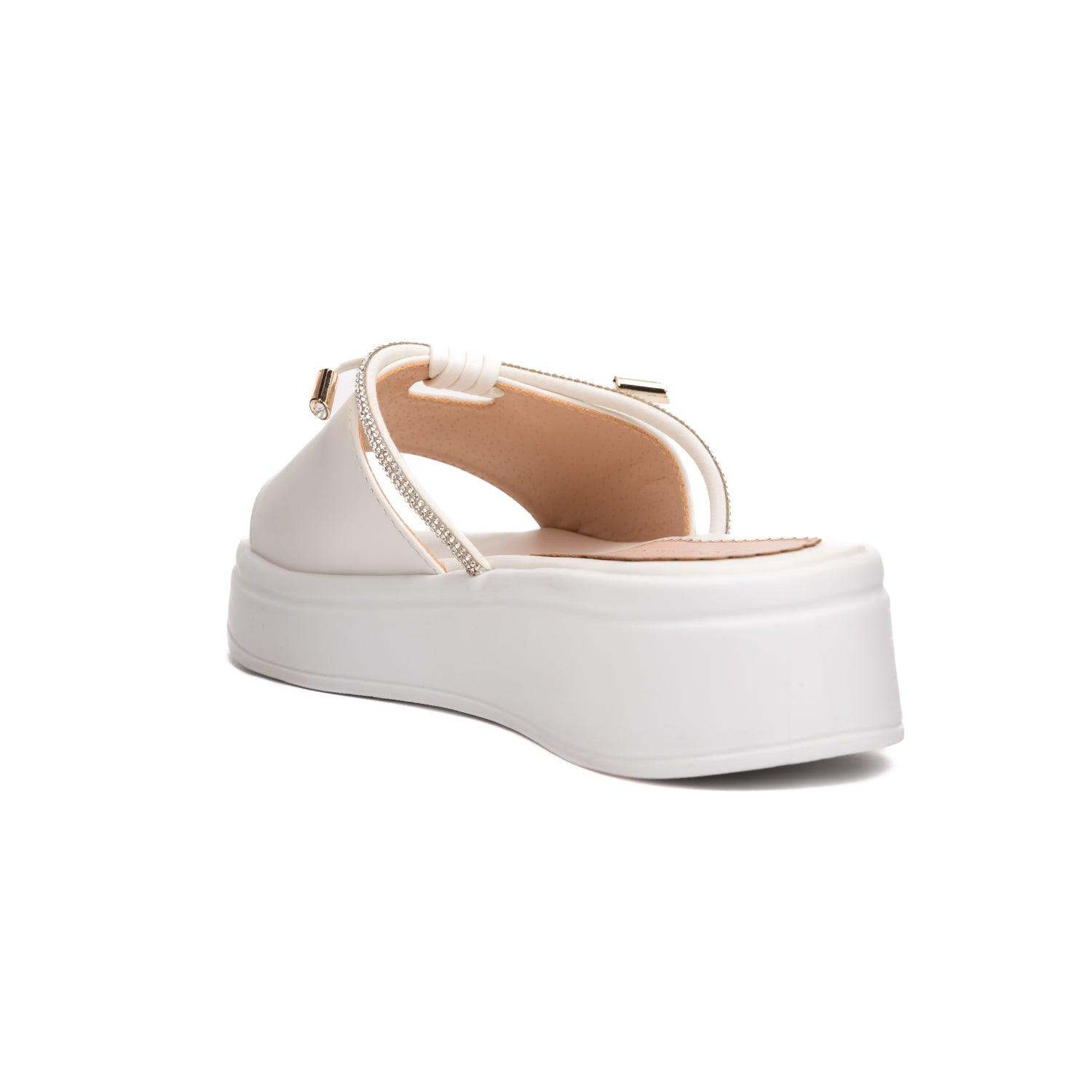 SANDALIAS CASUALES MUJER KOLEOS BLANCO - 6