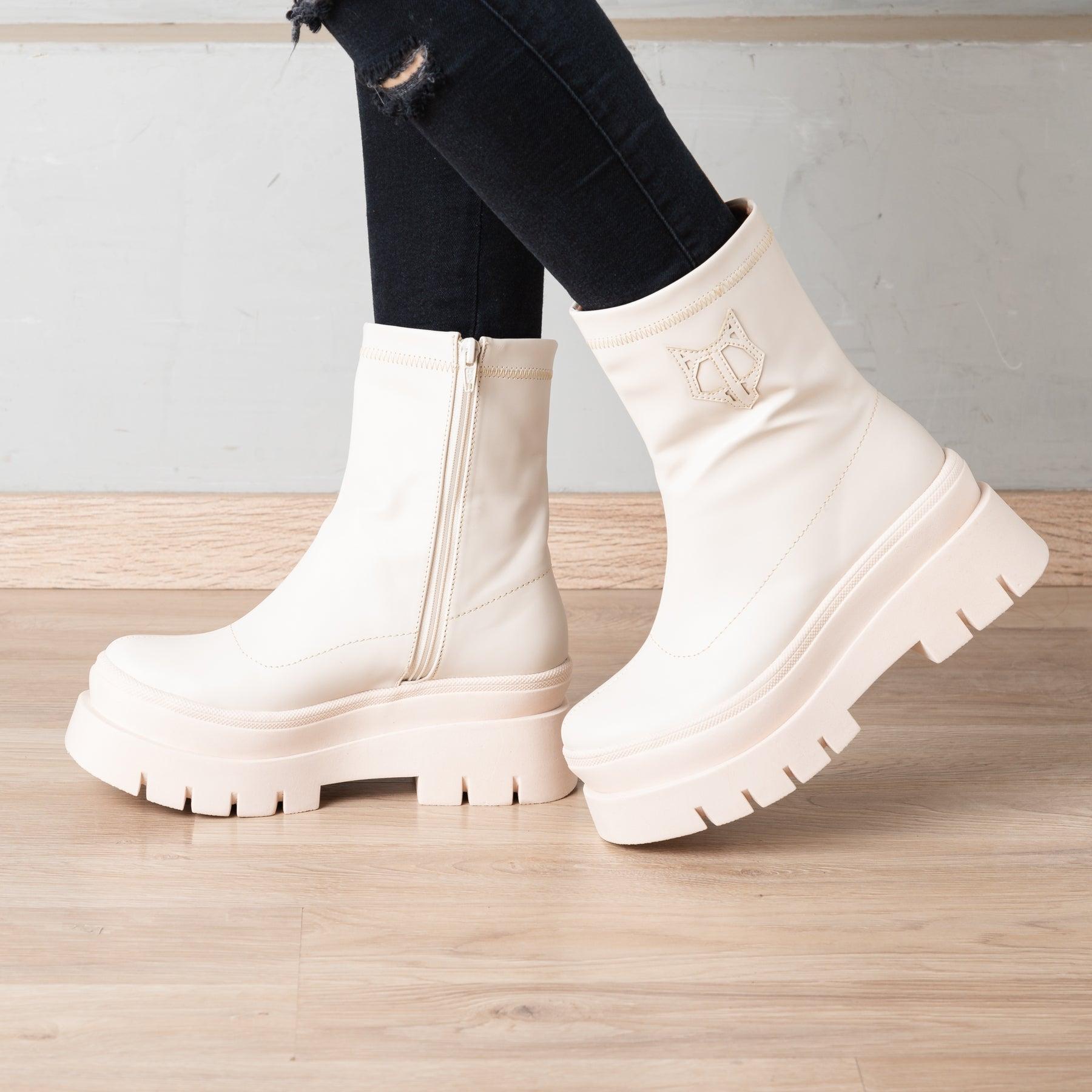 BOTAS MUJER LABELL NUDE - 1