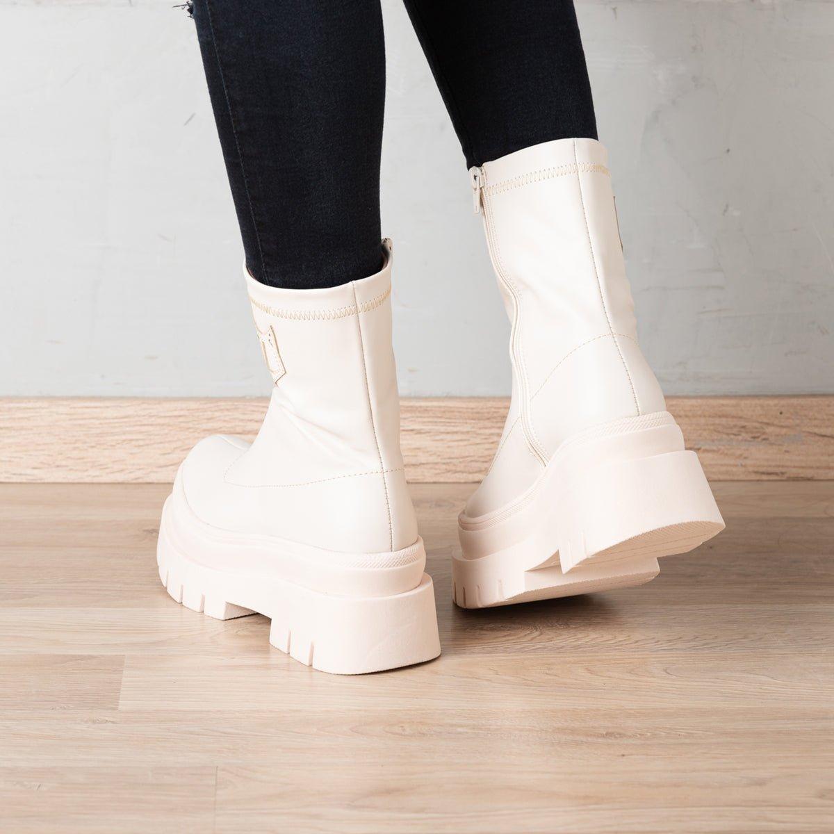BOTAS MUJER LABELL NUDE - 6