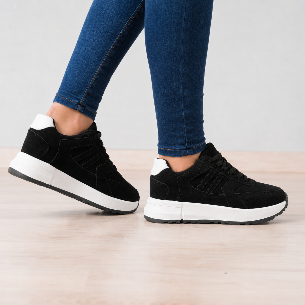 ZAPATILLAS URBANAS MUJER BOSNI NEGRO - 7