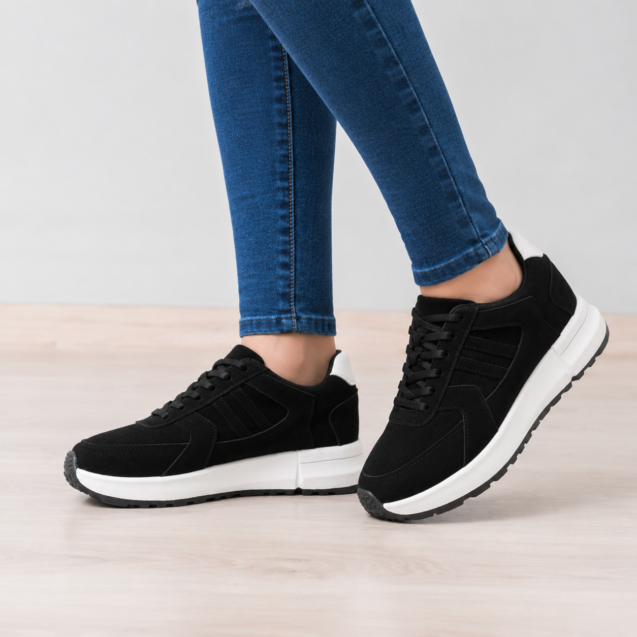 ZAPATILLAS URBANAS MUJER BOSNI NEGRO - 8