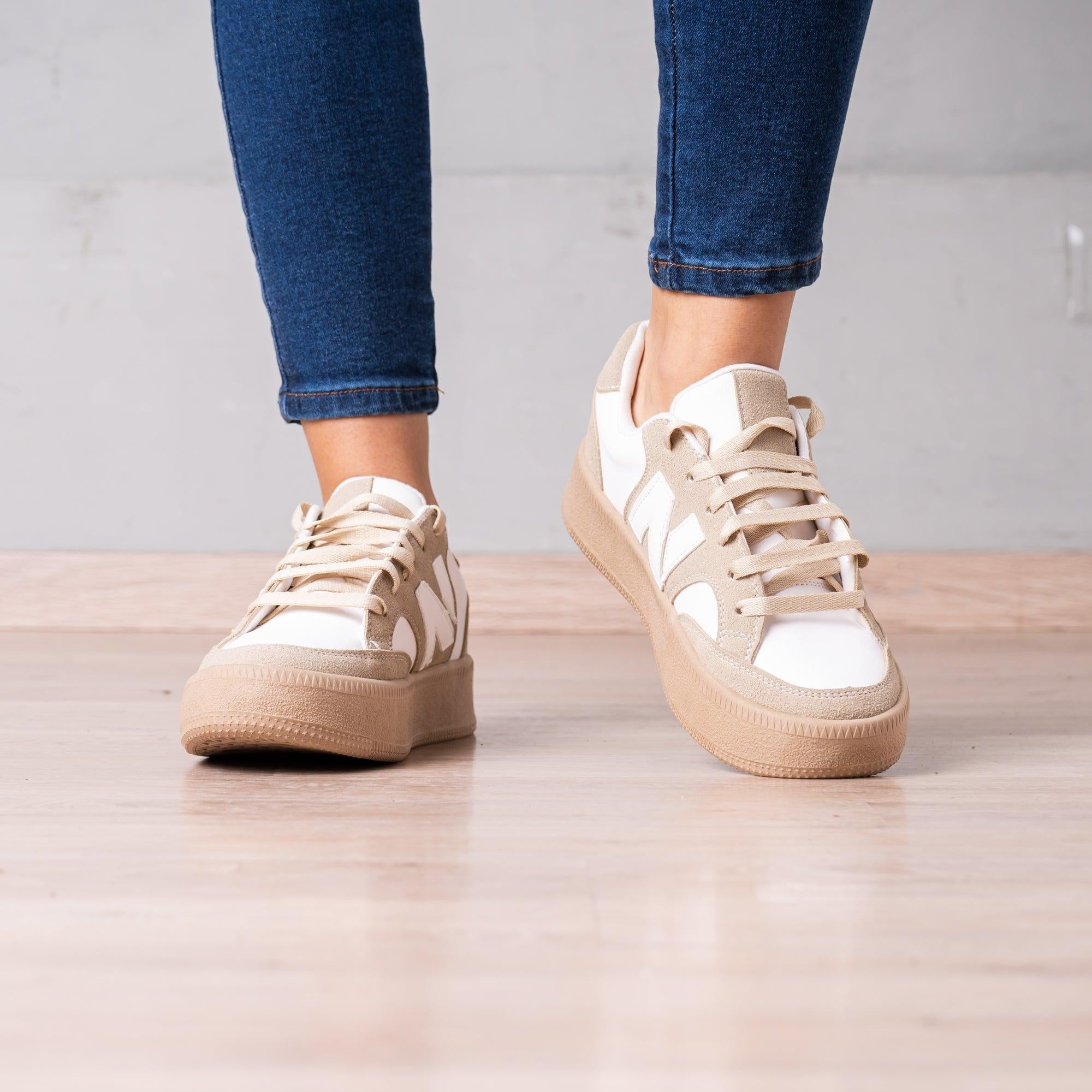 ZAPATILLAS URBANAS MUJER NEBULA 3.0 BEIGE - 2