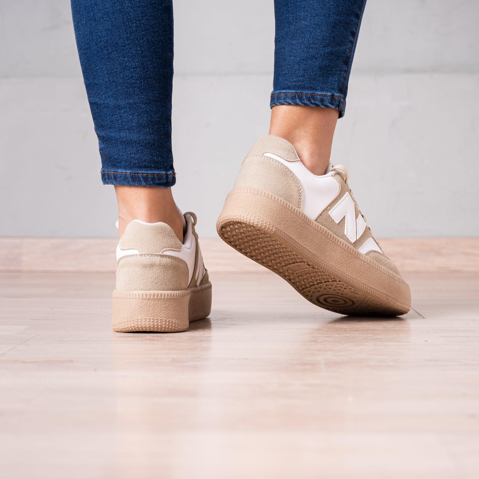 ZAPATILLAS URBANAS MUJER NEBULA 3.0 BEIGE - 3