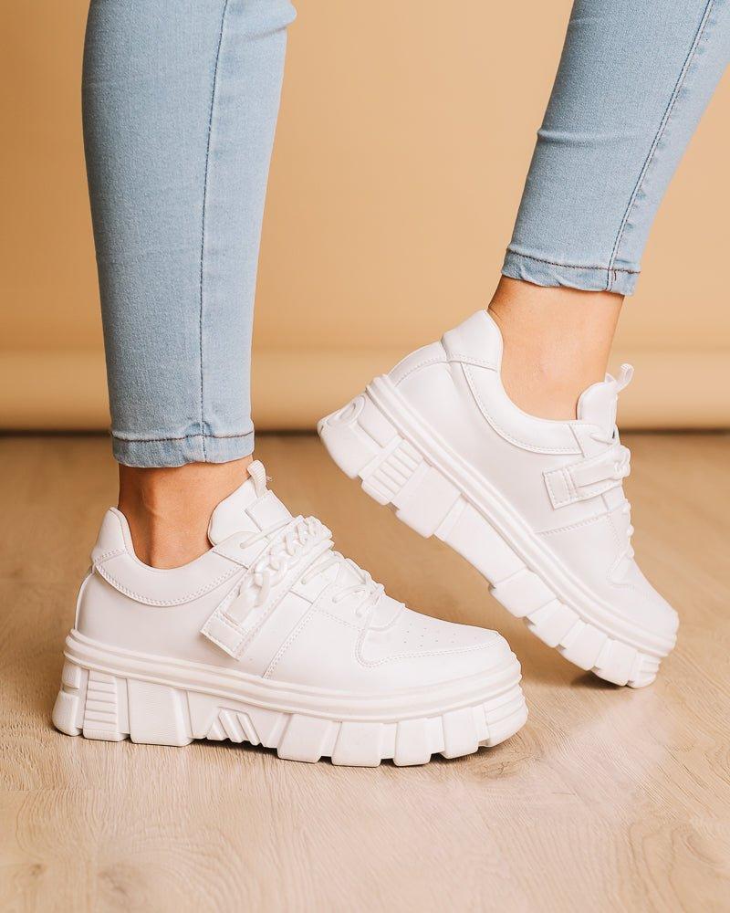 ZAPATILLAS URBANAS MUJER OSLO BLANCO - 1
