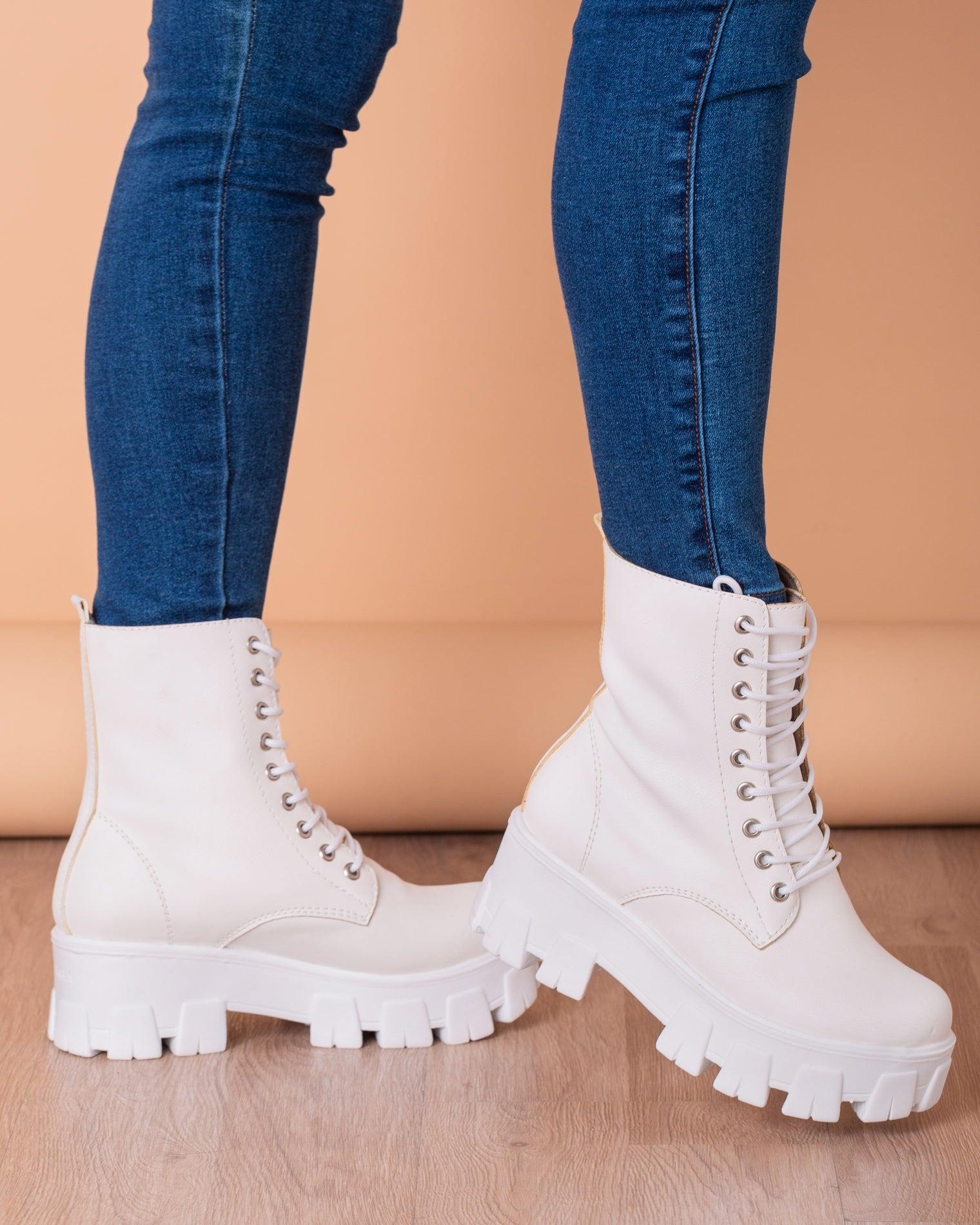 BOTAS MUJER MARMARIS BLANCO - 1