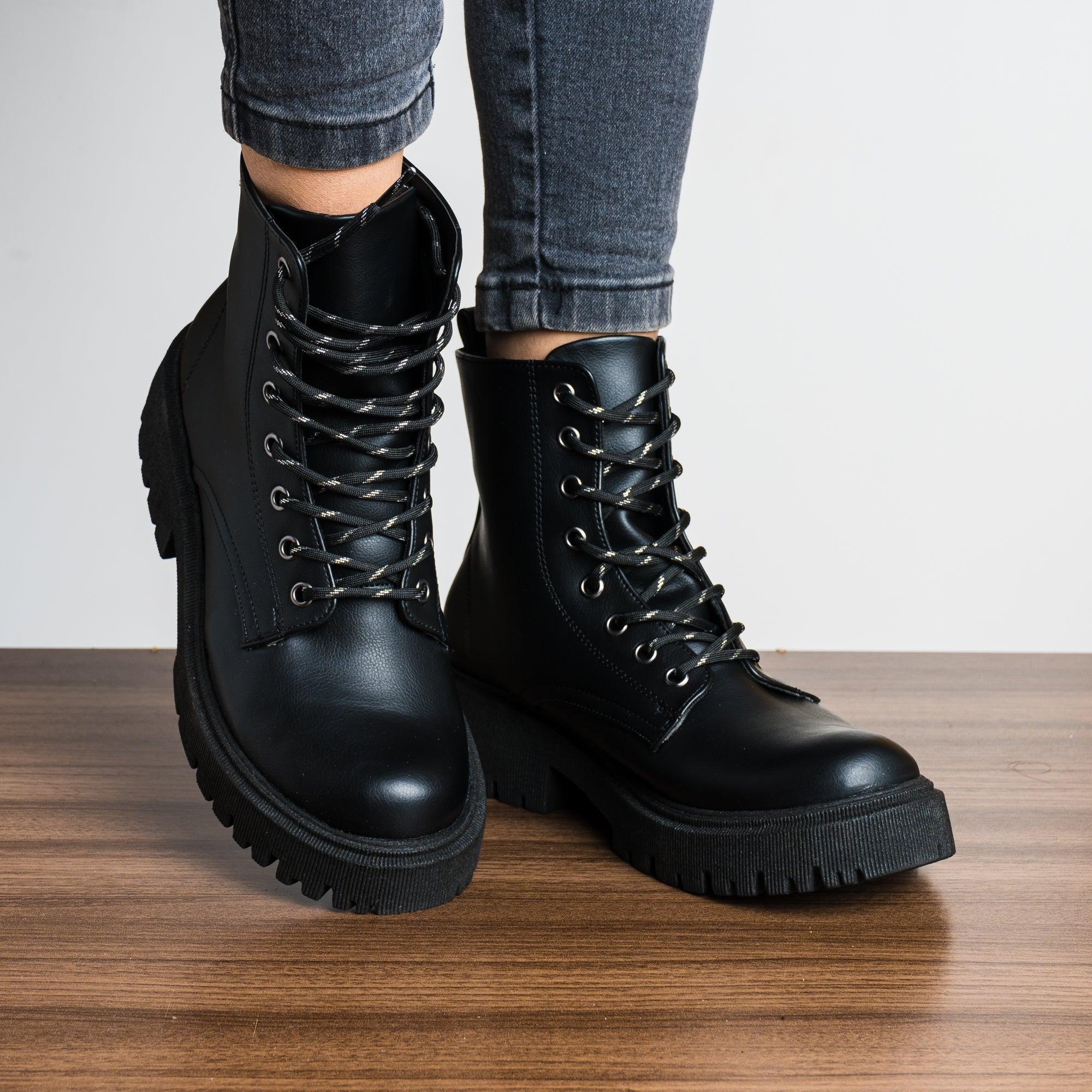 BOTAS MUJER MADELINNE NEGRO - 1
