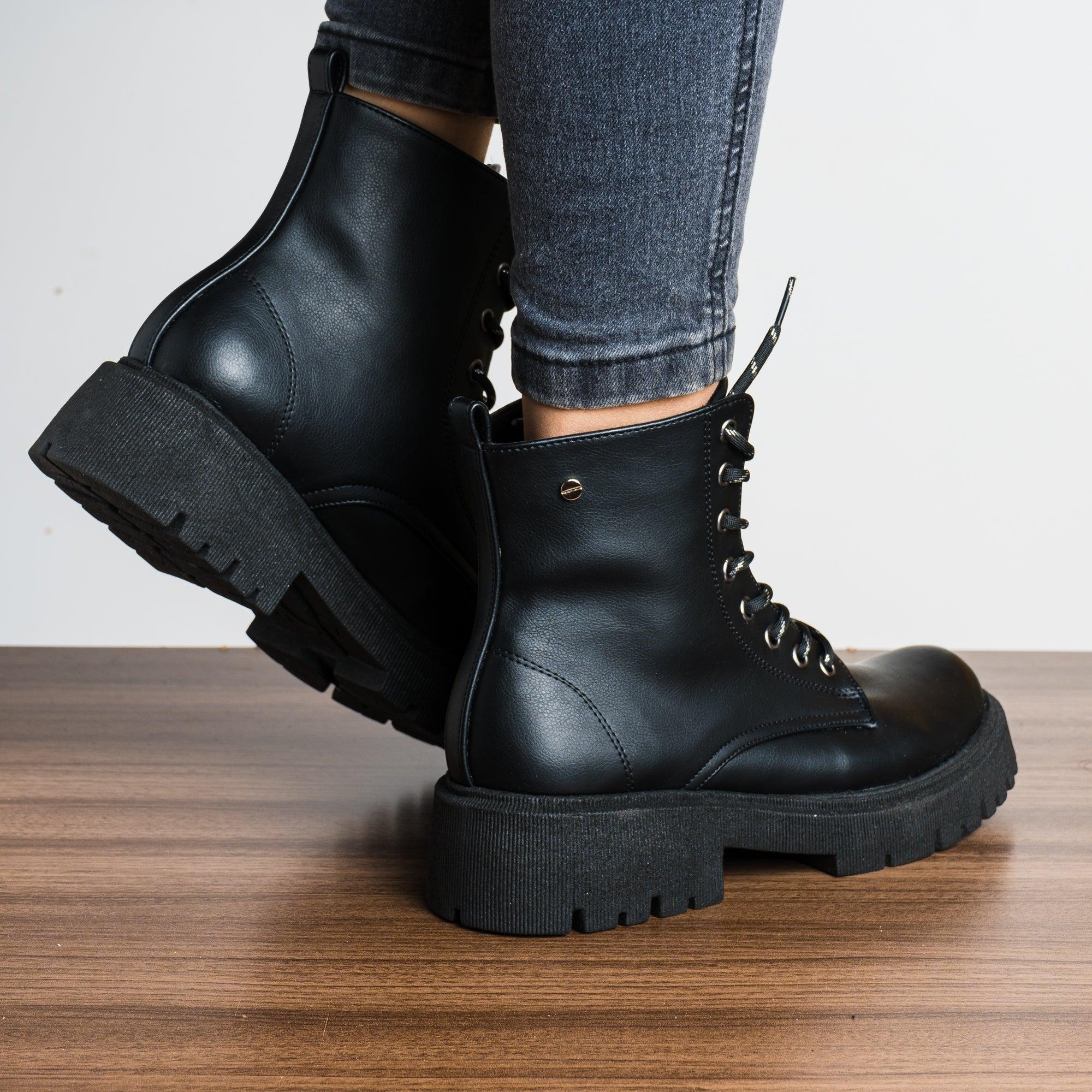 BOTAS MUJER MADELINNE NEGRO - 3