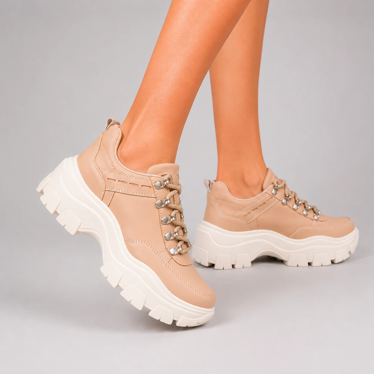 ZAPATILLAS URBANAS MUJER GOLDEN BEIGE - 3