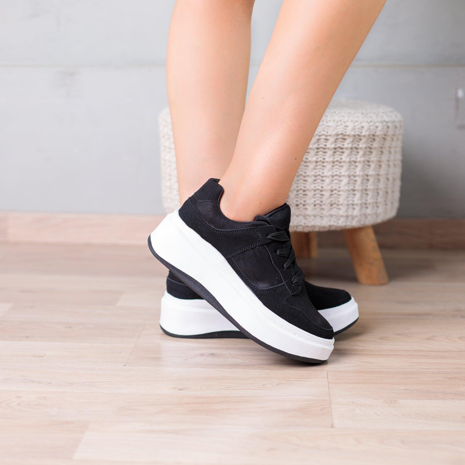 ZAPATILLAS URBANAS MUJER VERAPAZ NEGRO - 1