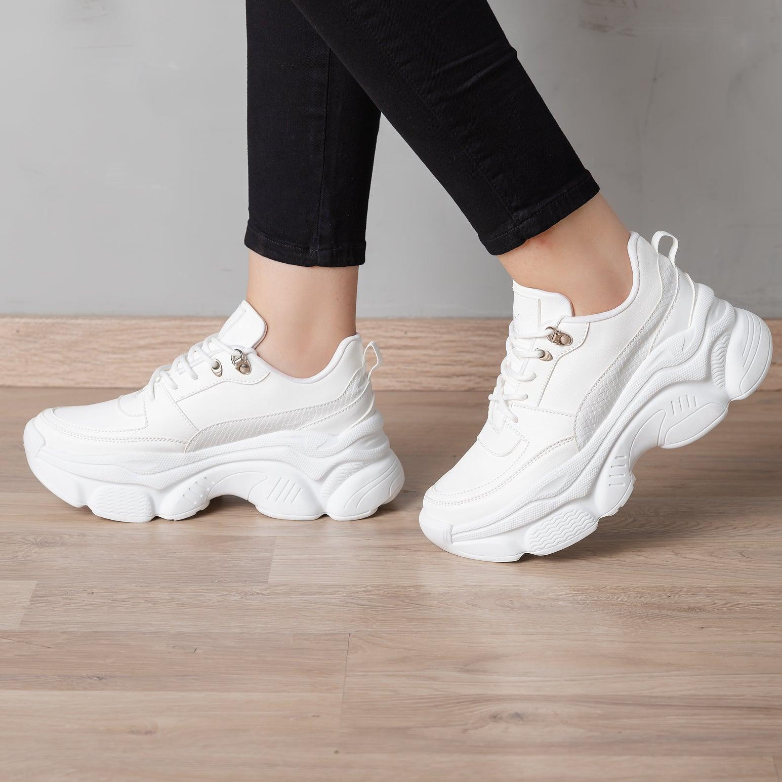 ZAPATILLAS URBANAS MUJER PASTONI BLANCO - 1