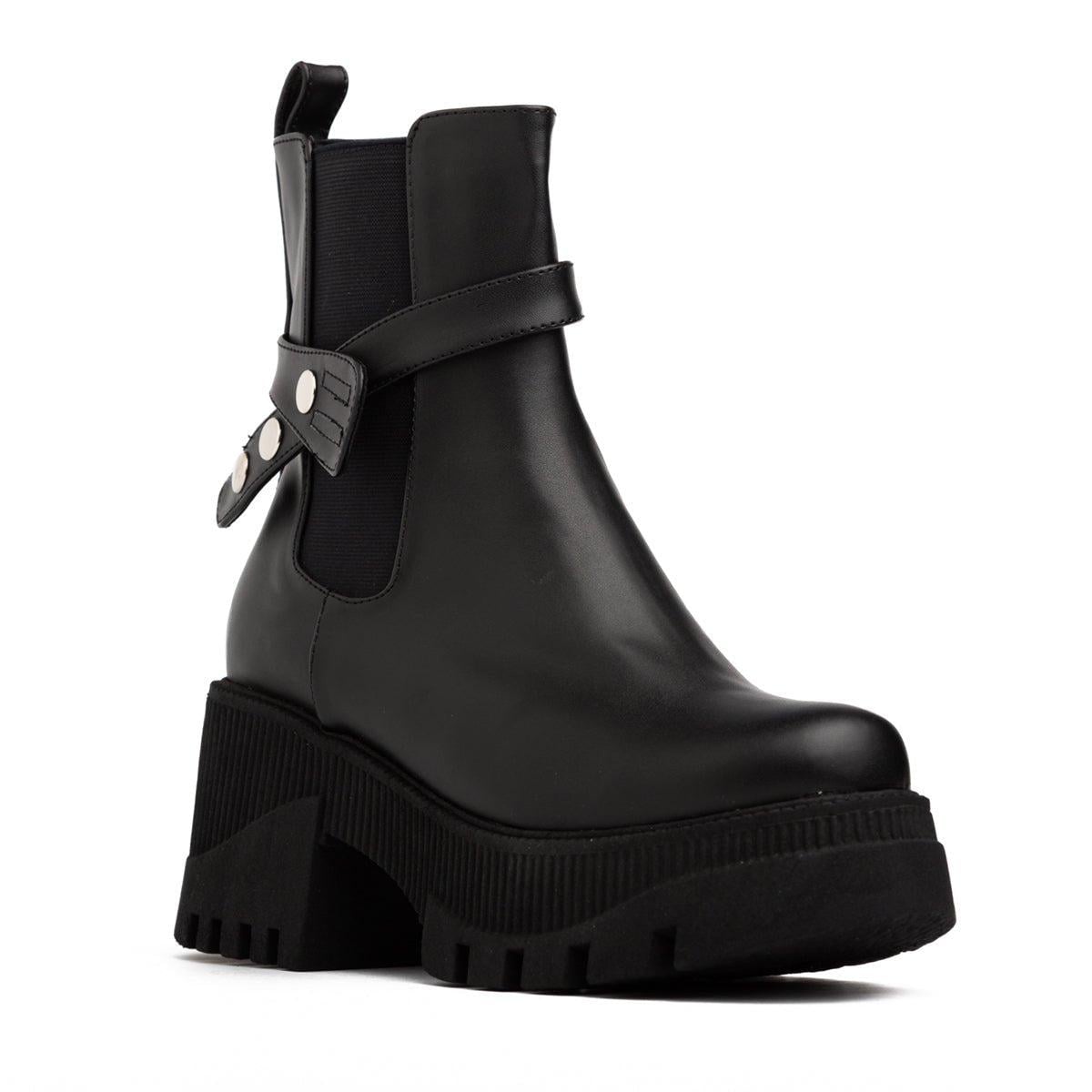 BOTAS MUJER BUTTOM NEGRO - 4