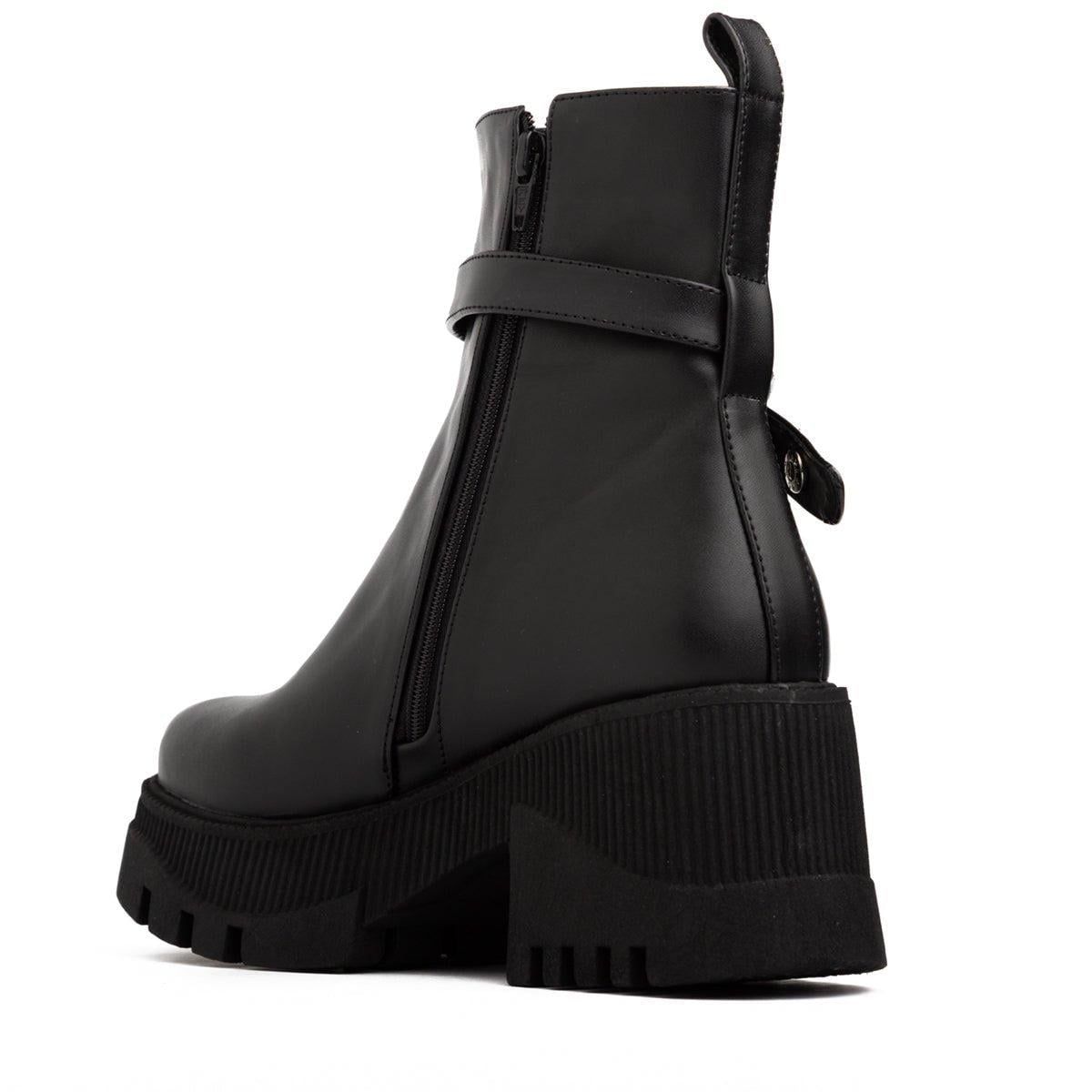 BOTAS MUJER BUTTOM NEGRO - 5