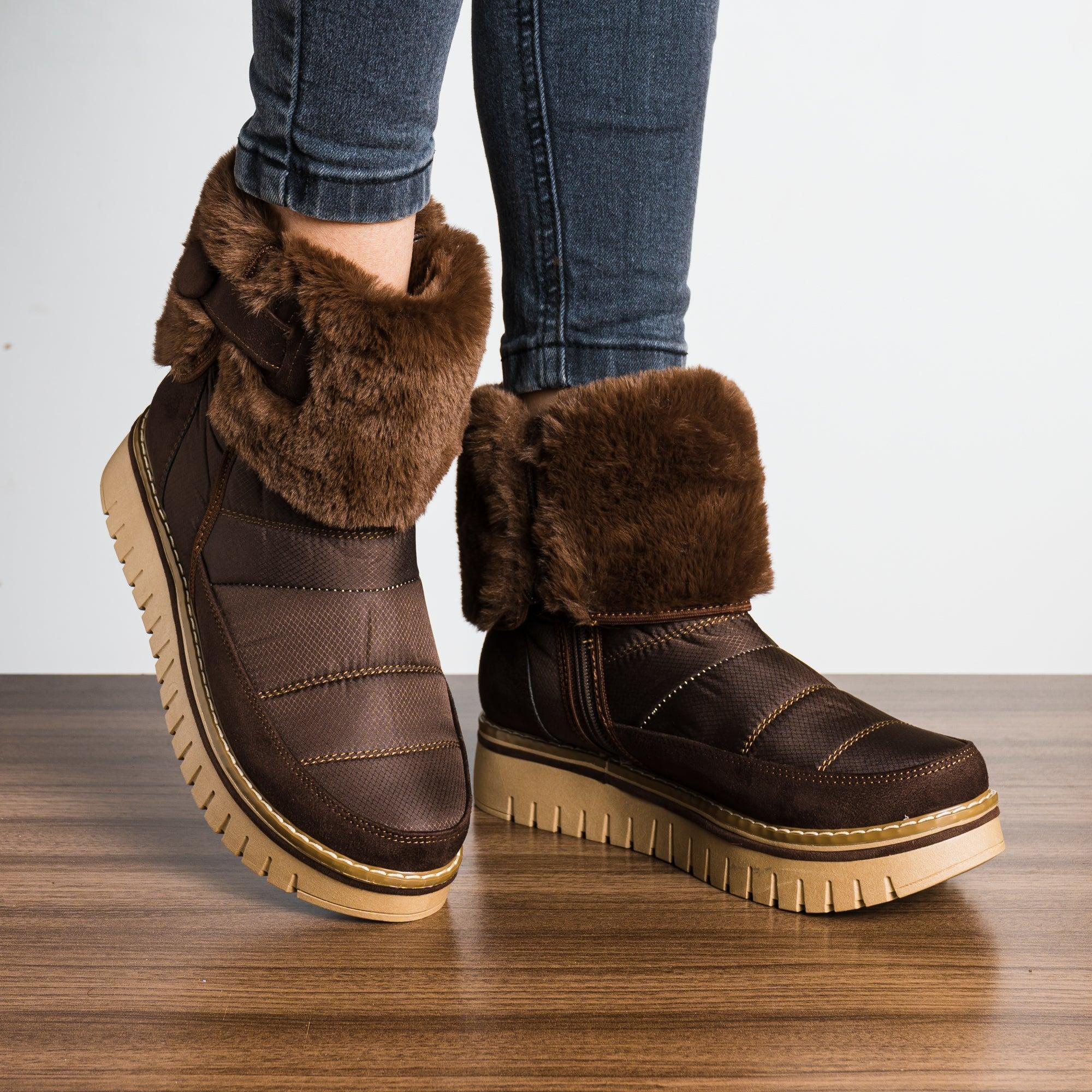 BOTAS MUJER MELEKA MARRÓN - 1