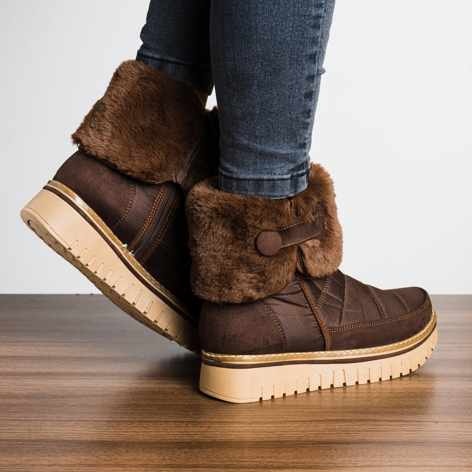 BOTAS MUJER MELEKA MARRÓN - 3