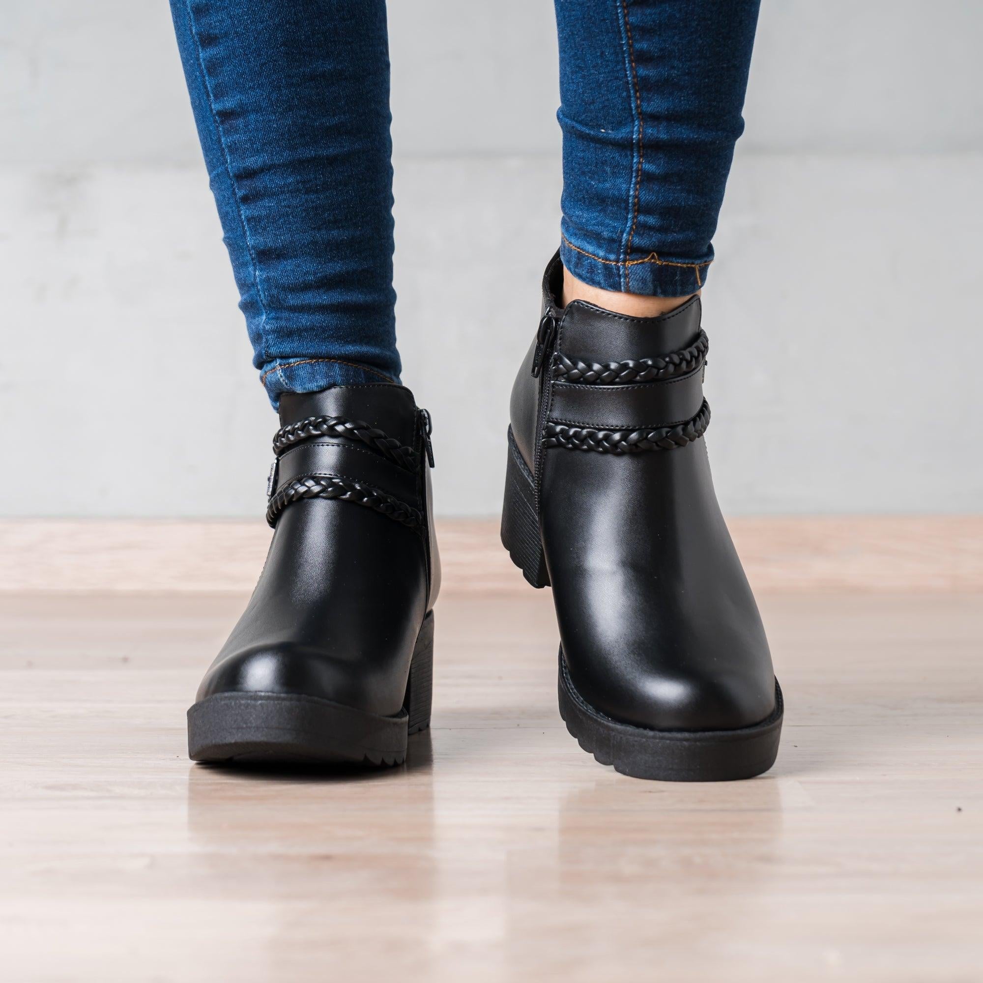 BOTINES MUJER ORLAY NEGRO - 2