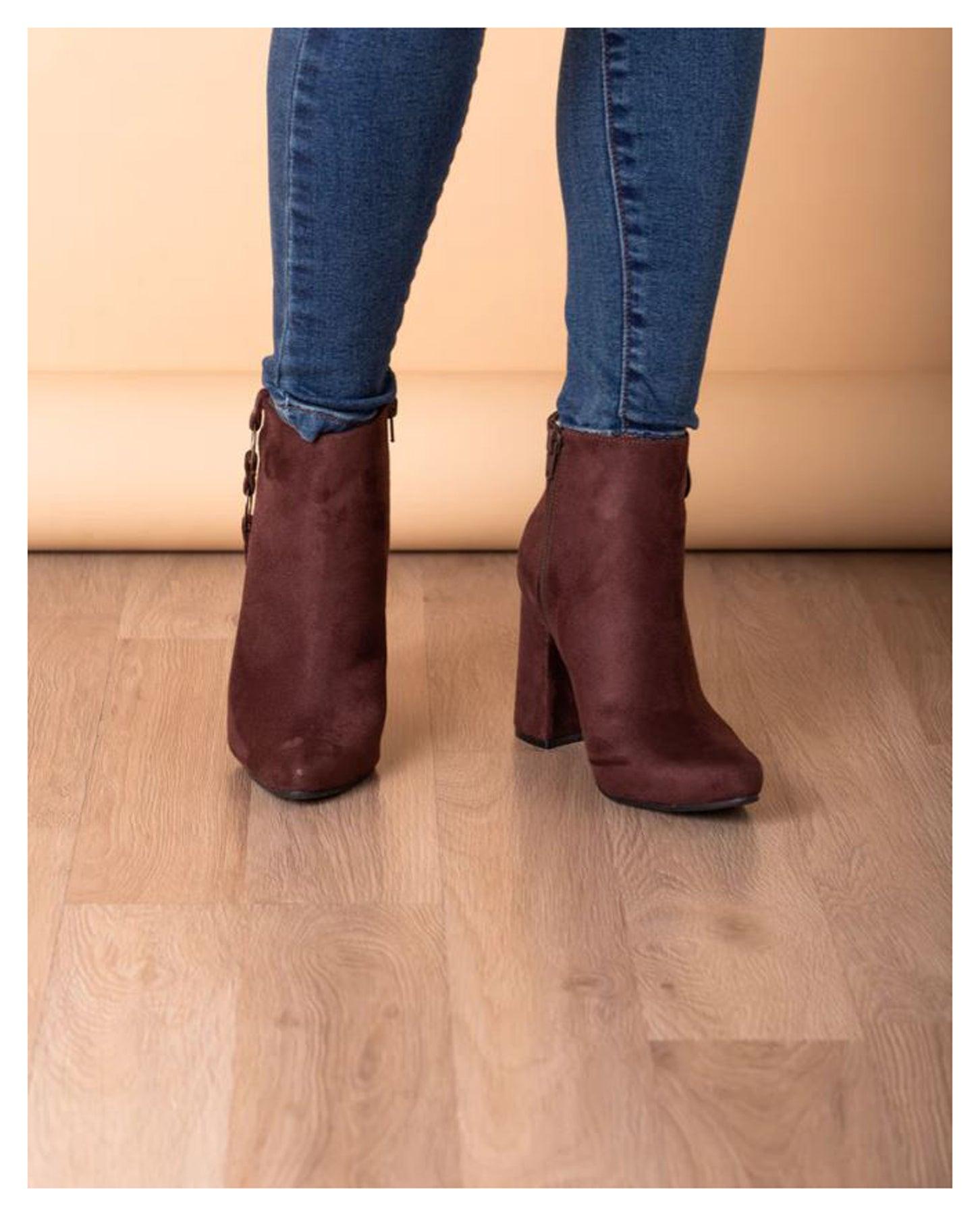 BOTINES MUJER LISMORE MARRON - 2