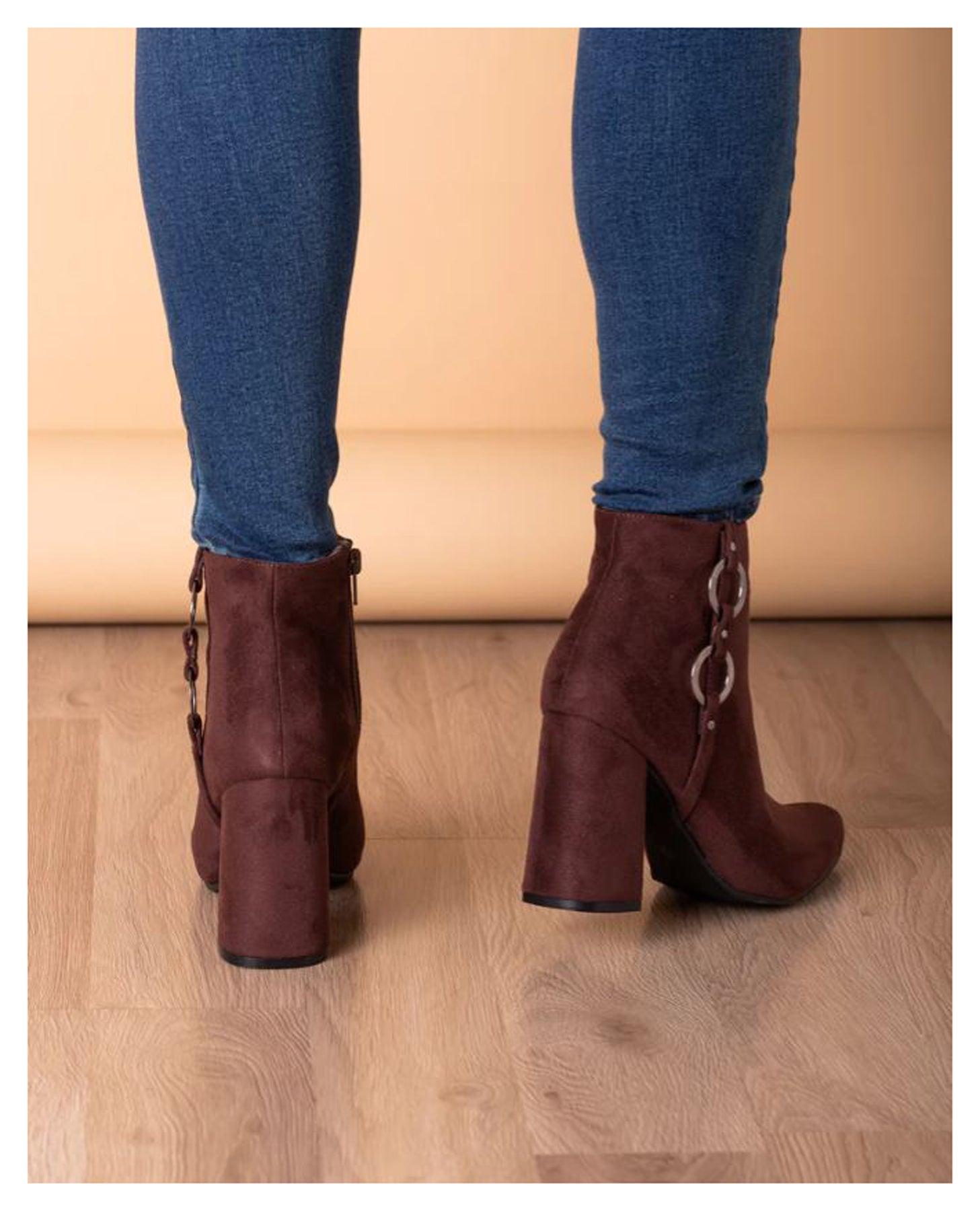 BOTINES MUJER LISMORE MARRON - 3